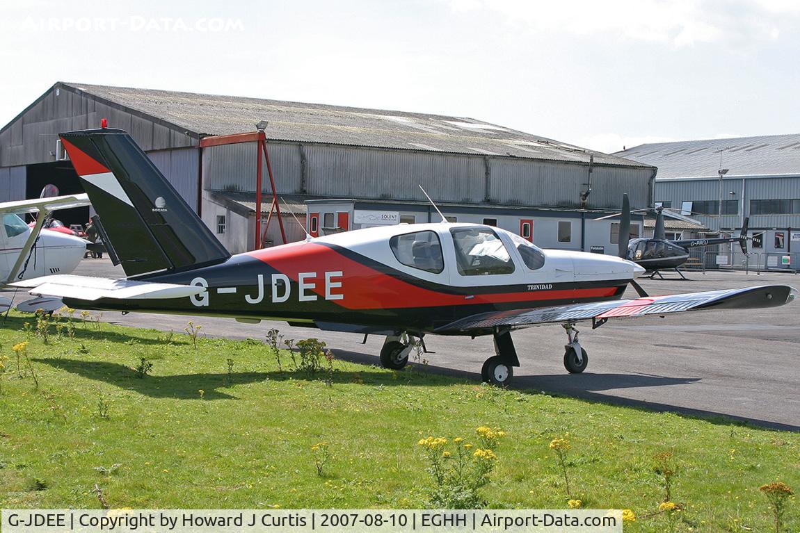 G-JDEE, 1982 Socata TB-20 Trinidad C/N 333, Privately owned.