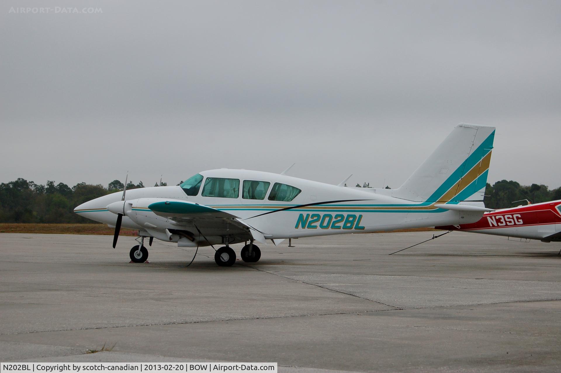 N202BL, 1976 Piper PA-23-250 C/N 27-7754048, 1976 Piper PA-23-250, N202BL, at Bartow Municipal Airport, Bartow, FL
