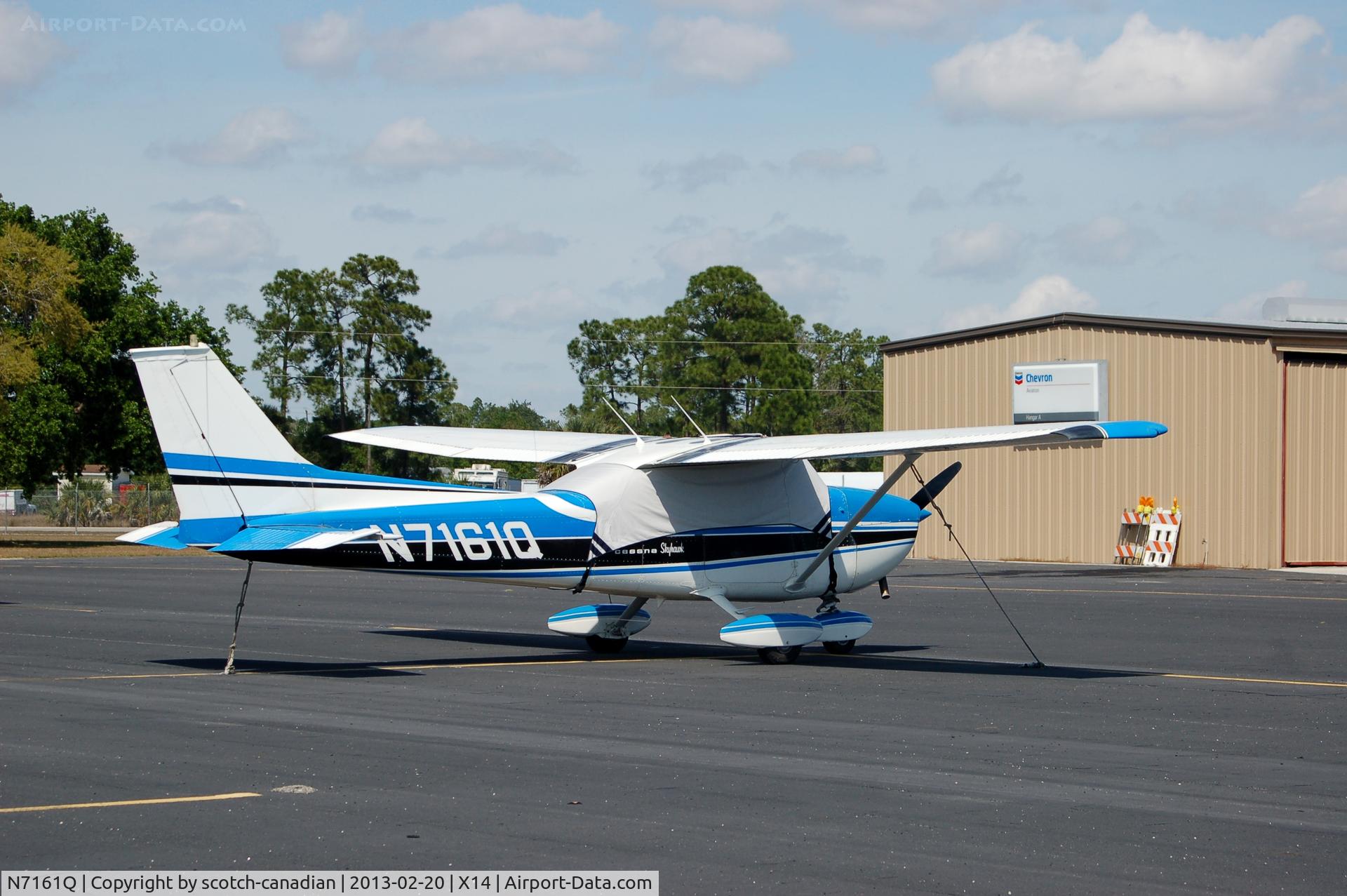 N7161Q, 1972 Cessna 172L C/N 17260461, 1972 Cessna 172L, N7161Q, at La Belle Municipal Airport, La Belle, FL
