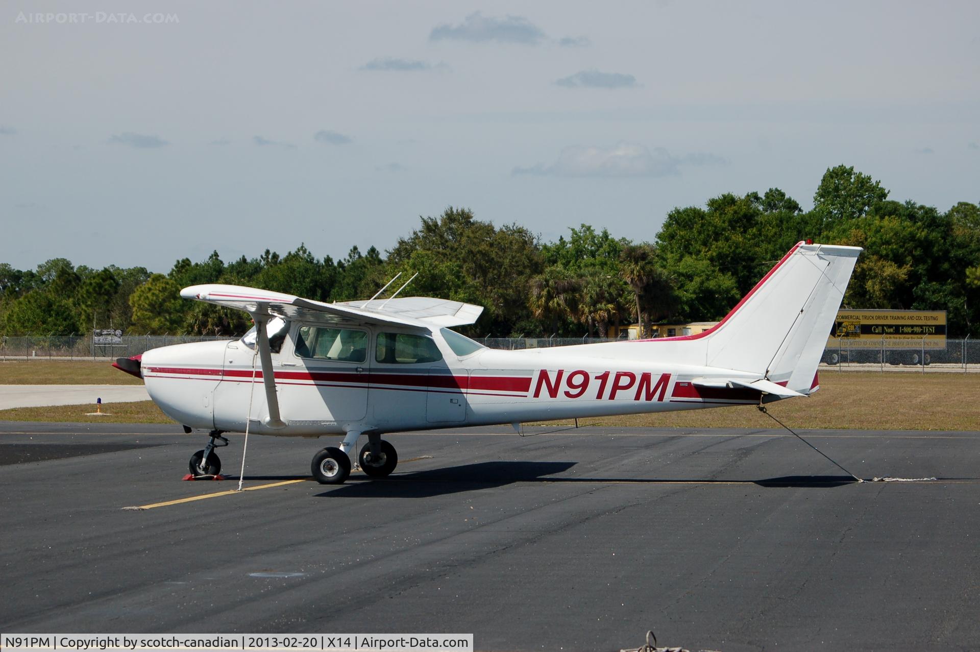 N91PM, 1974 Cessna 172M C/N 17264113, 1974 Cessna 172M, N91PM, at La Belle Municipal Airport, La Belle, FL