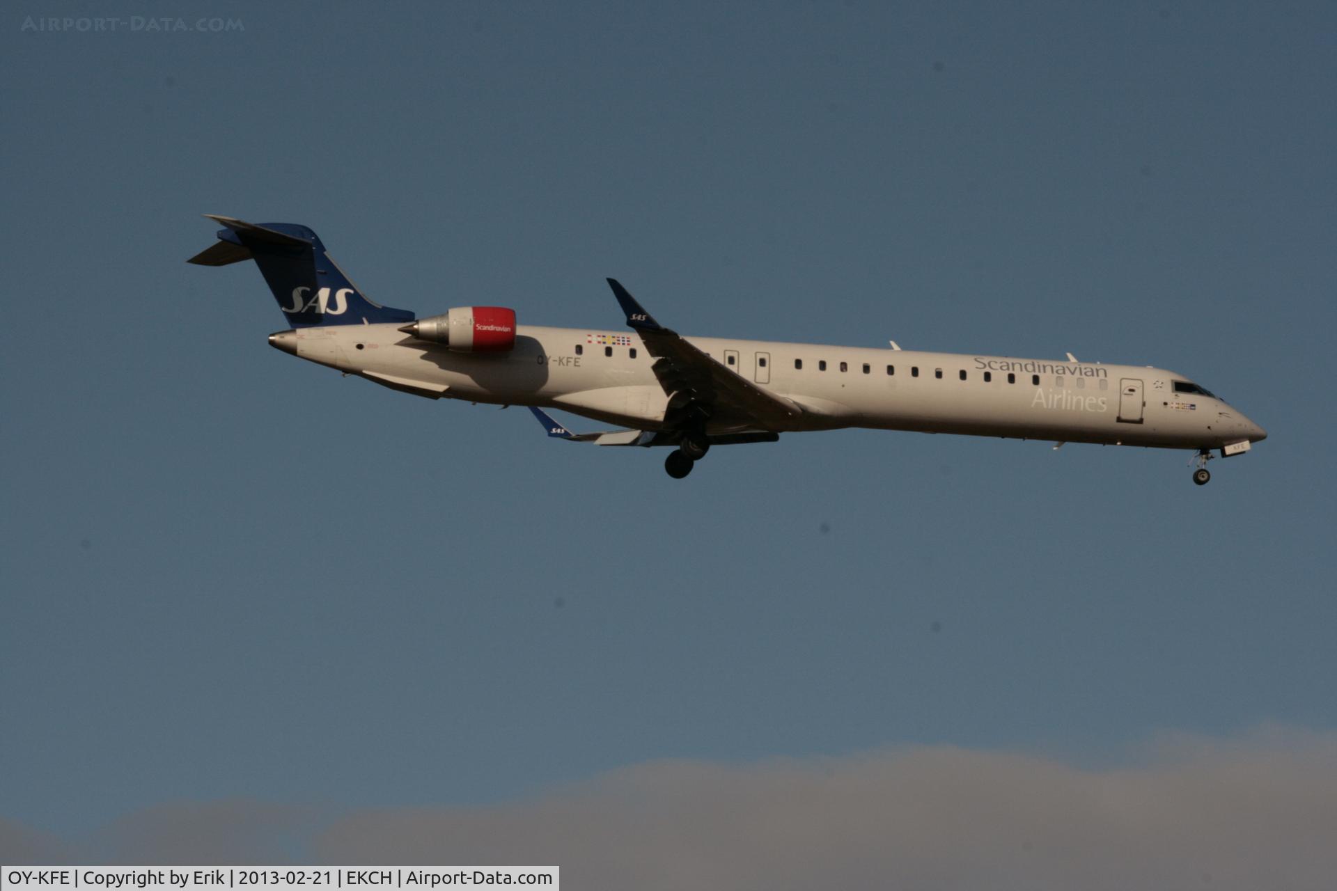 OY-KFE, 2009 Bombardier CRJ-900ER (CL-600-2D24) C/N 15224, By Erik Oxtorp, comming in for landing on rw 04L CPH
