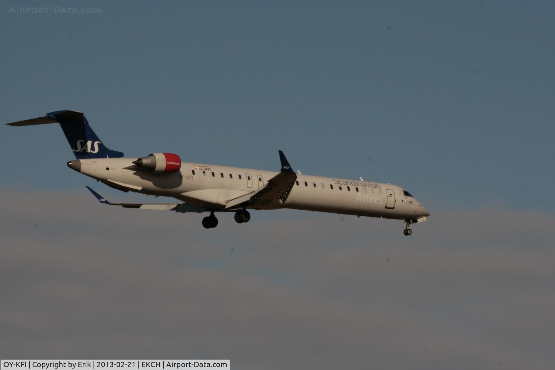 OY-KFI, 2009 Canadair CRJ-900ER (CL-600-2D24) C/N 15242, By Erik Oxtorp, comming in for landing on rw 04L CPH