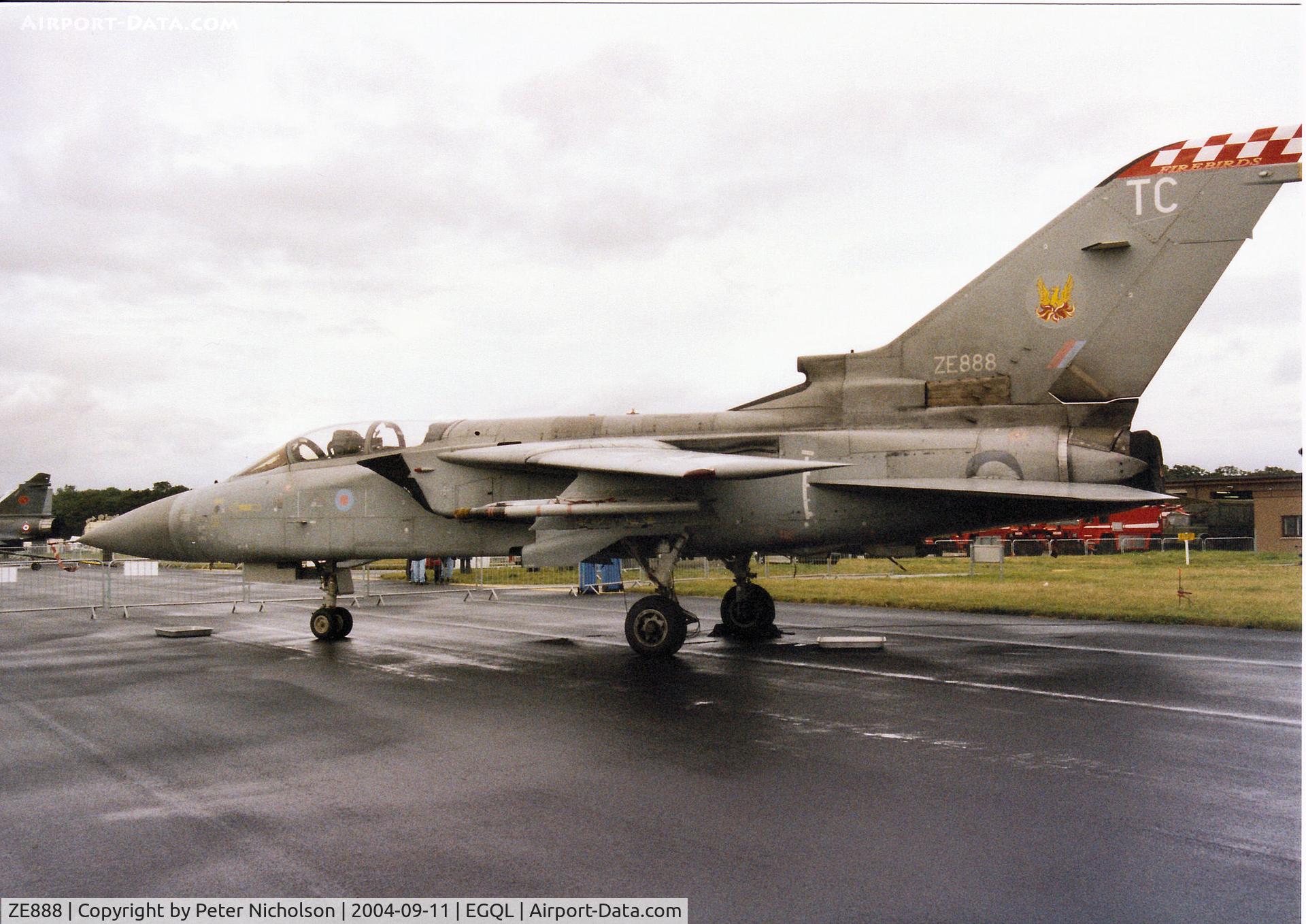 ZE888, 1988 Panavia Tornado F.3 C/N AT035/755/2127, Tornado F.3 of 56 [Reserve] Squadron on display at the 2004 RAF Leuchars Airshow.