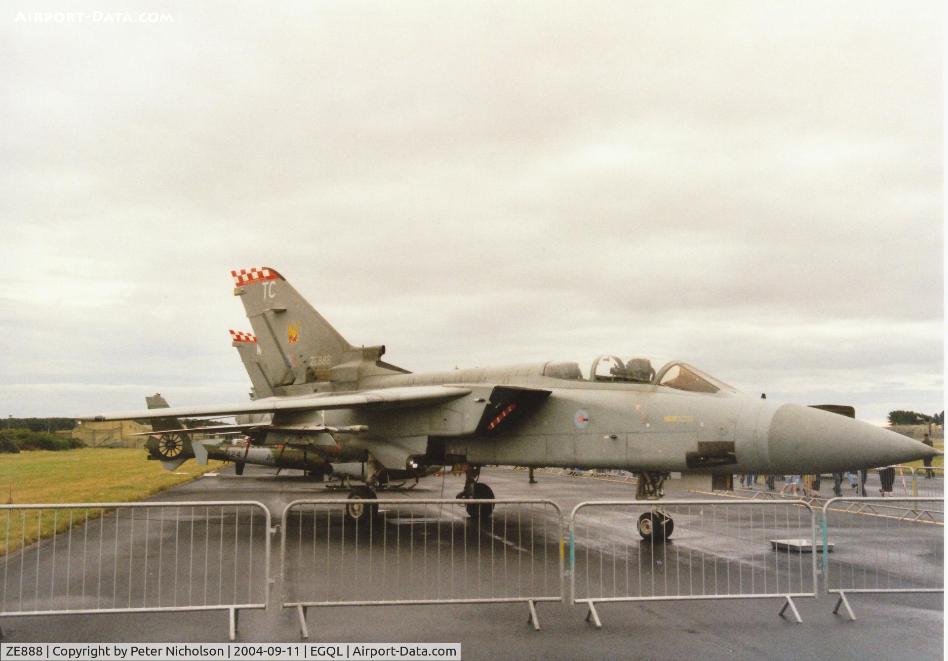 ZE888, 1988 Panavia Tornado F.3 C/N AT035/755/2127, Another view of this Tornado F.3 of 56 [Reserve] Squadron on display at the 2004 RAF Leuchars Airshow.