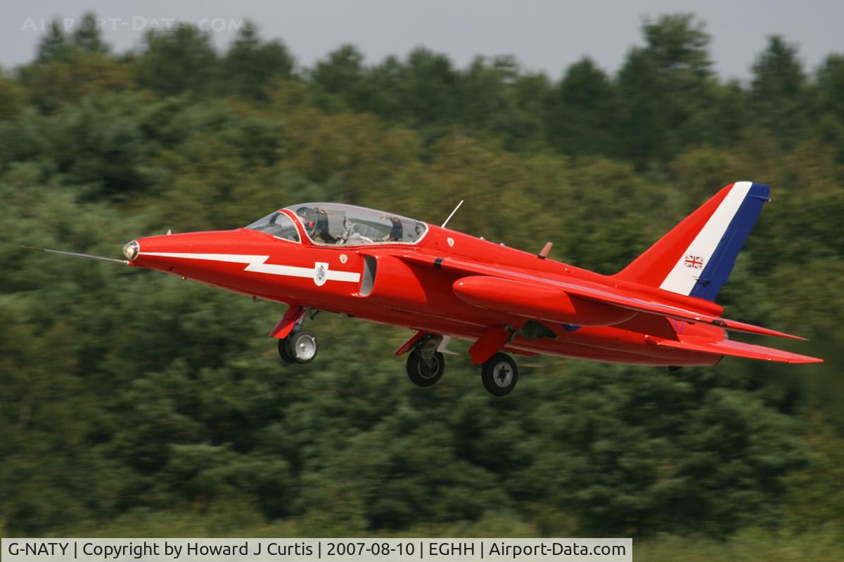 G-NATY, 1963 Hawker Siddeley Gnat T.1 C/N FL548, Painted as XR537; an early pre-restoration test flight.