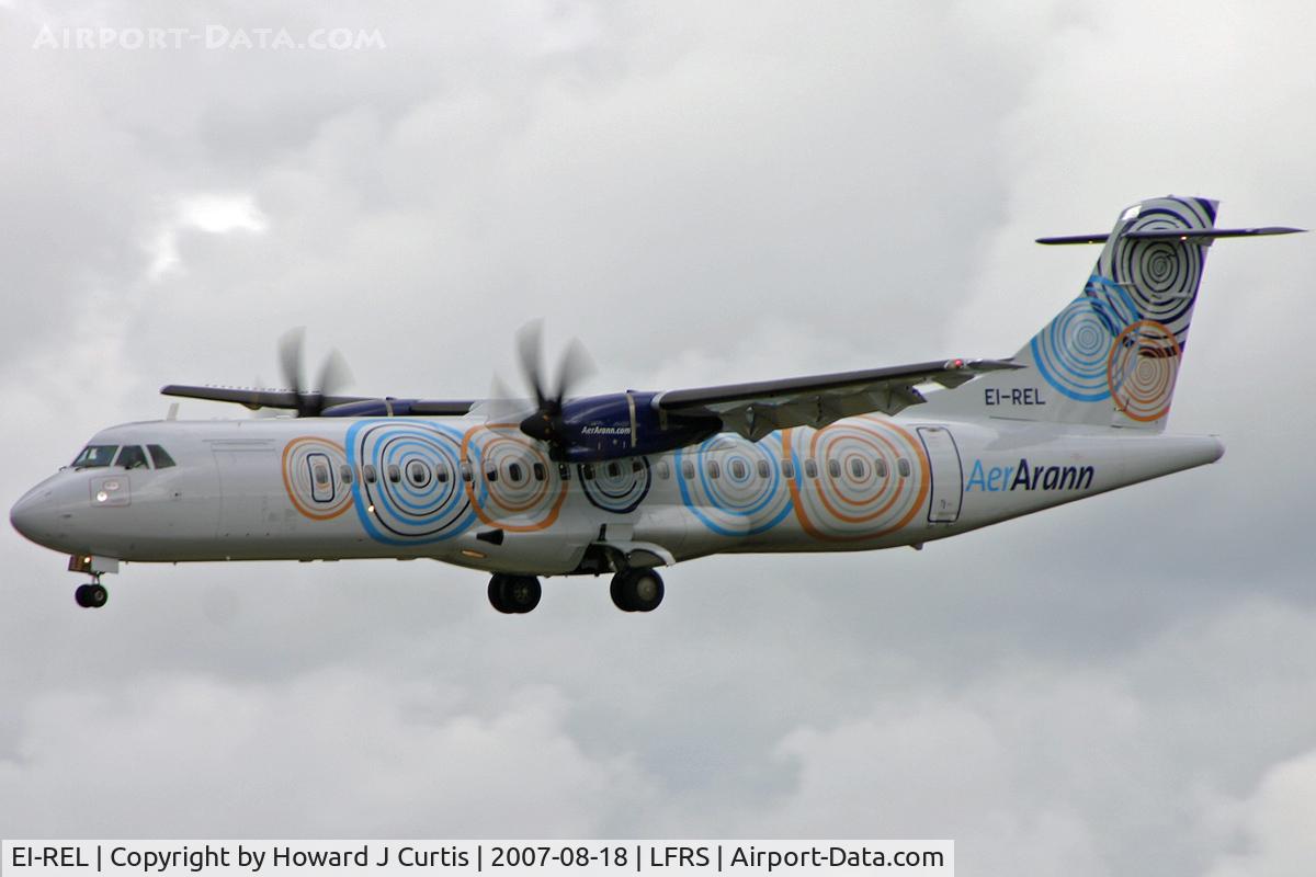 EI-REL, 2007 ATR 72-212A C/N 748, Aer Arann, special marks
