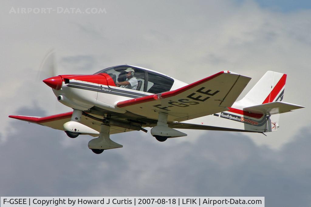 F-GSEE, Robin DR-400-140B Major C/N 2360, Privately owned.