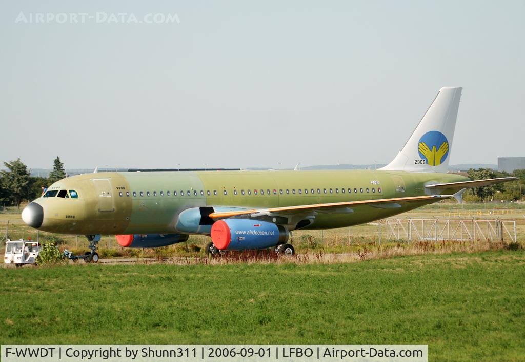 F-WWDT, 2006 Airbus A320-232 C/N 2908, C/n 2908 - For Air Deccan as VT-ADT