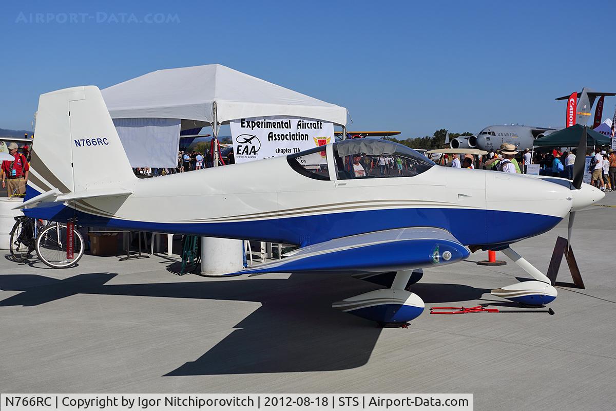 N766RC, Vans RV-7A C/N 72045, Santa Rosa 2012 Air Show