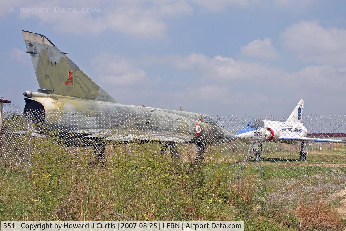 351, Dassault Mirage IIIRD C/N 351, Preserved here, ex French Air Force. Coded 33-TT.