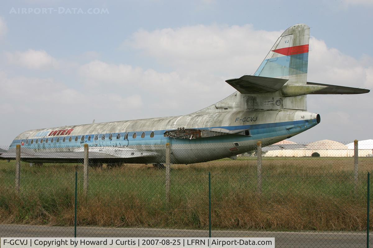F-GCVJ, 1972 Aerospatiale SE-210 Caravelle 12 C/N 275, Fading Air Inter colours.