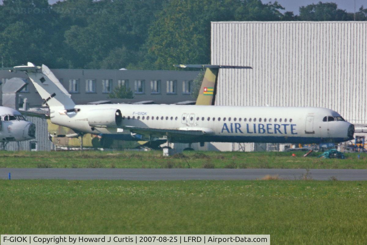 F-GIOK, 1993 Fokker 100 (F-28-0100) C/N 11455, Air Liberte colours