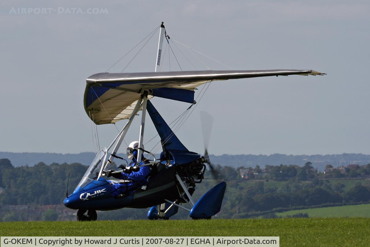 G-OKEM, 2004 Mainair Pegasus Quik C/N 8047, Privately owned.