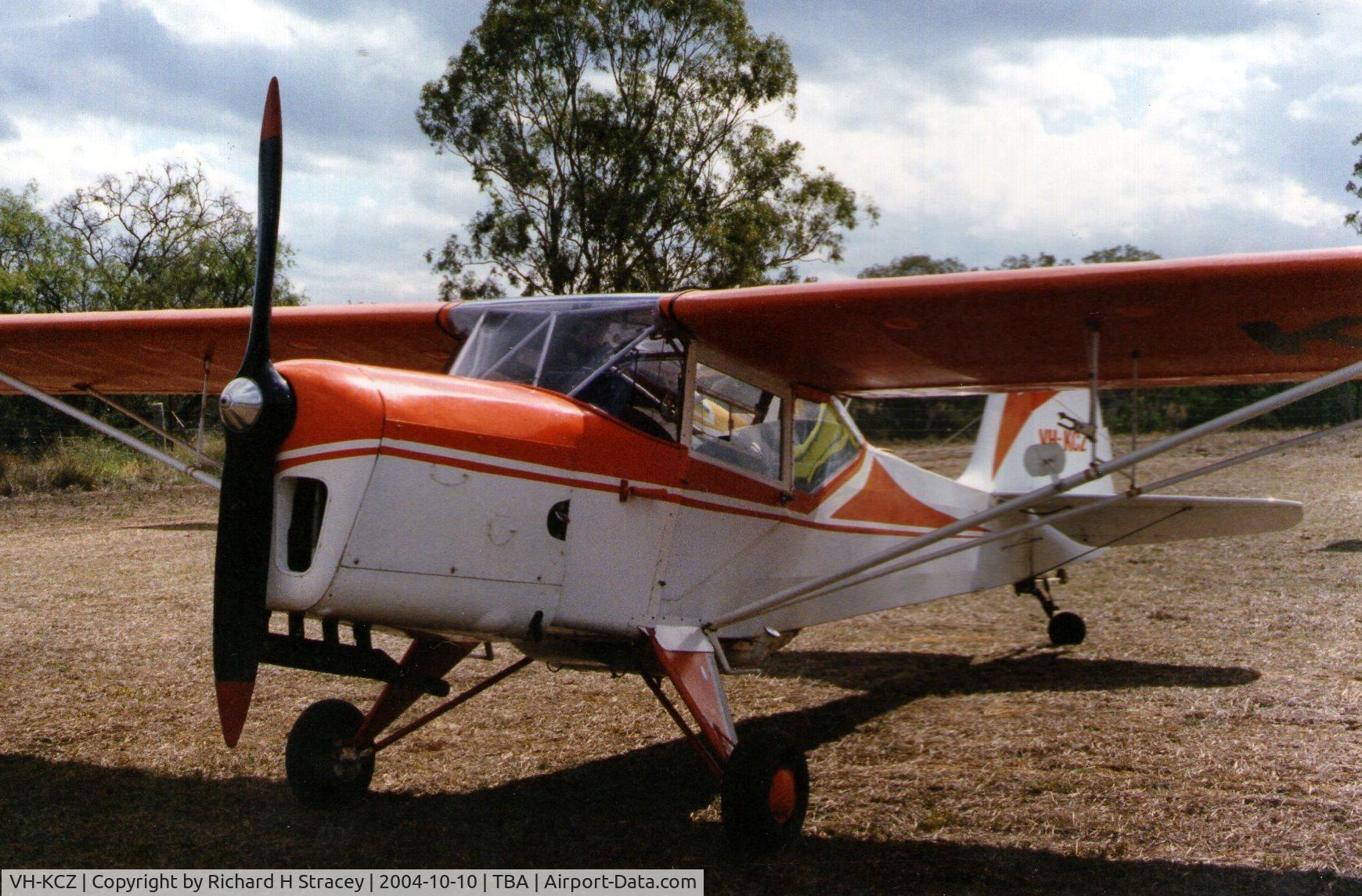 VH-KCZ, 1957 Auster J-1N Alpha C/N 3376, taken at Toowoomba Qld. Australia Oct. 2004