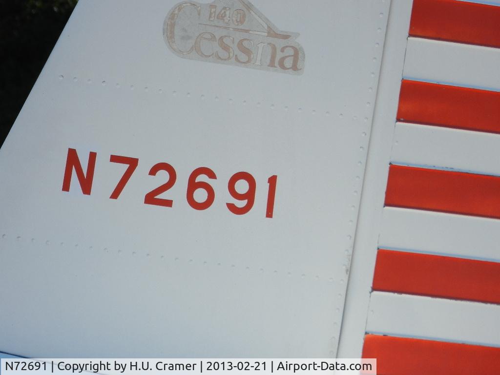 N72691, 1946 Cessna 140 C/N 9867, Callsign