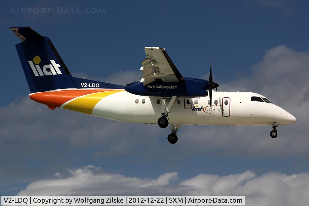 V2-LDQ, 1988 De Havilland Canada DHC-8-102 Dash 8 C/N 113, visitor