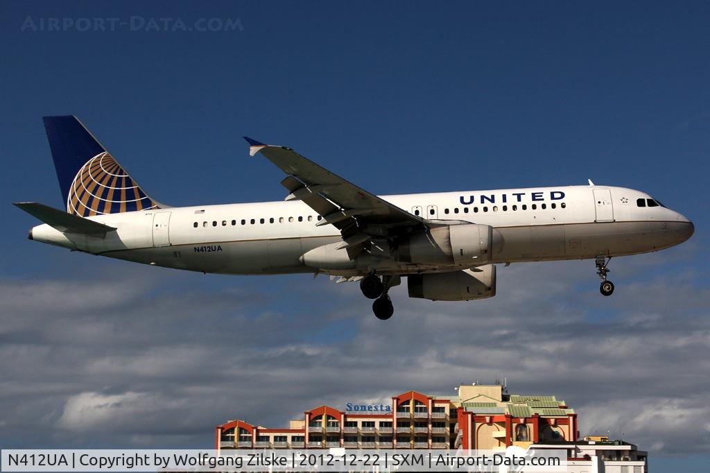 N412UA, 1994 Airbus A320-232 C/N 465, visitor