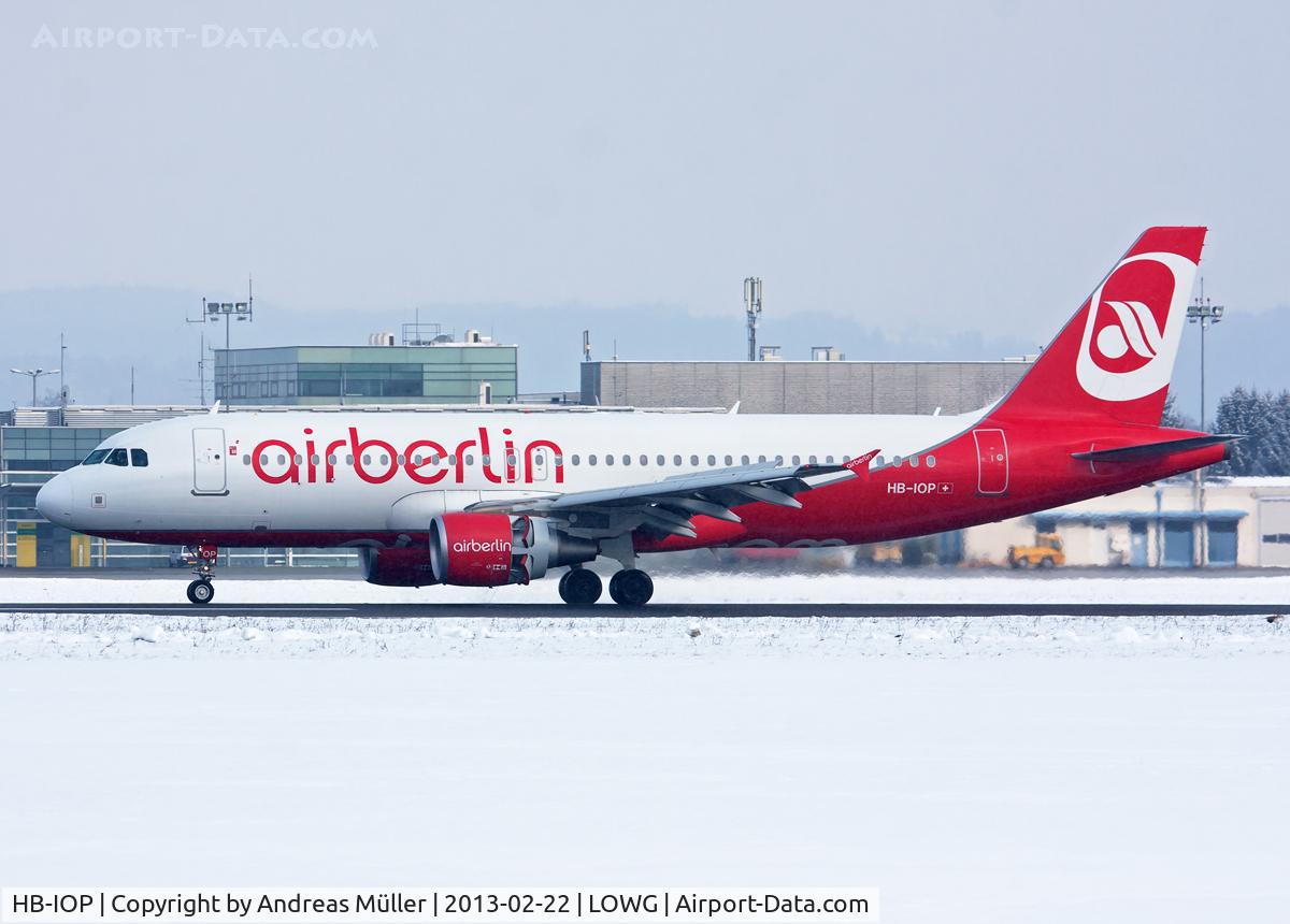 HB-IOP, 2010 Airbus A320-214 C/N 4187, Air Berlin (Belair)
