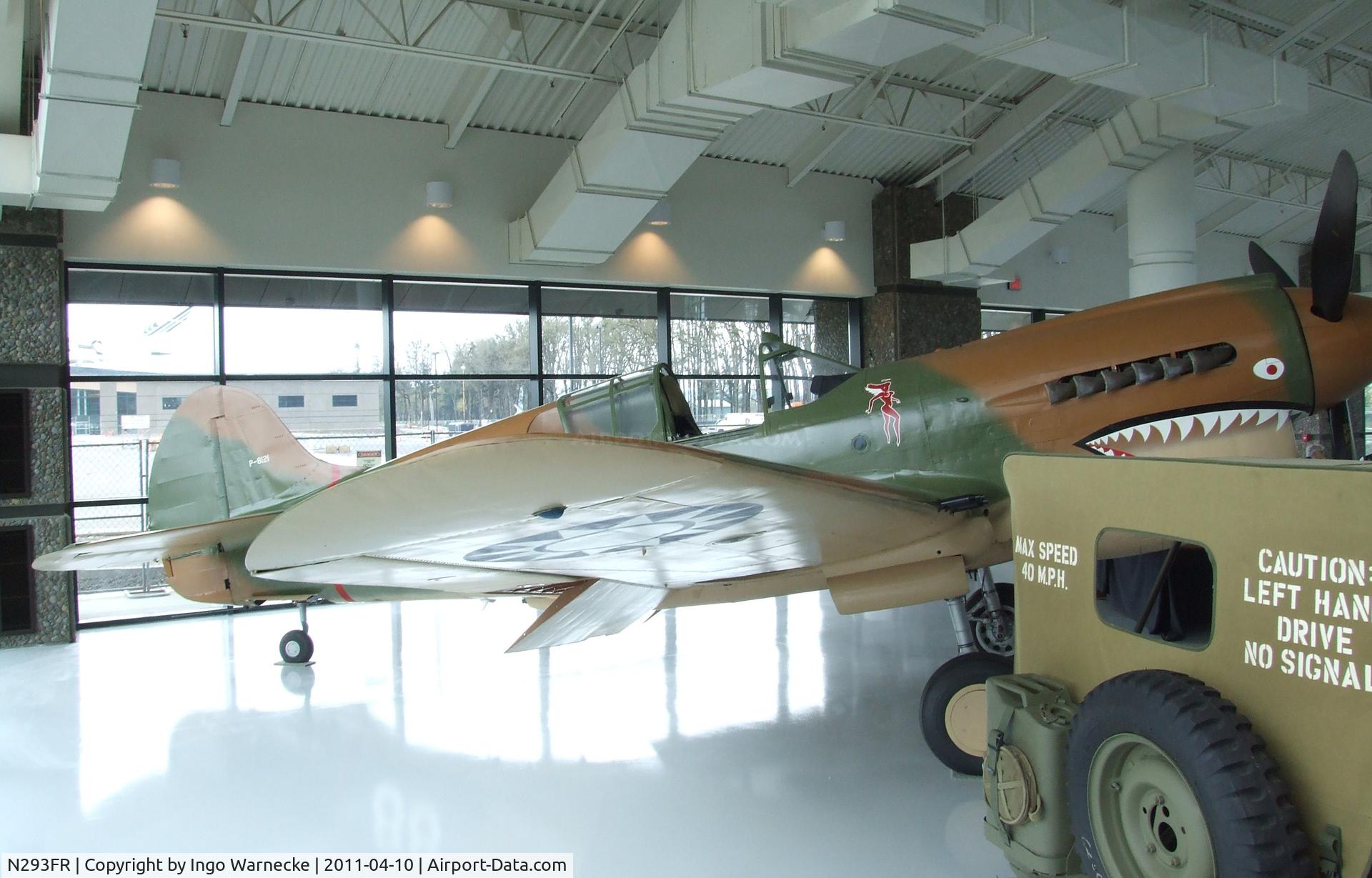 N293FR, 1944 Curtiss P-40K Warhawk C/N 2133, Curtiss P-40K Kittyhawk at the Evergreen Aviation & Space Museum, McMinnville OR