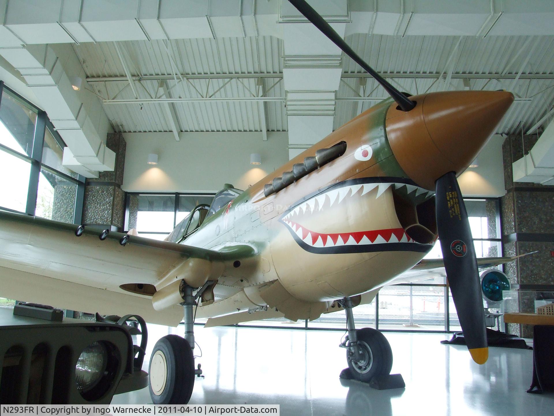 N293FR, 1944 Curtiss P-40K Warhawk C/N 2133, Curtiss P-40K Kittyhawk at the Evergreen Aviation & Space Museum, McMinnville OR
