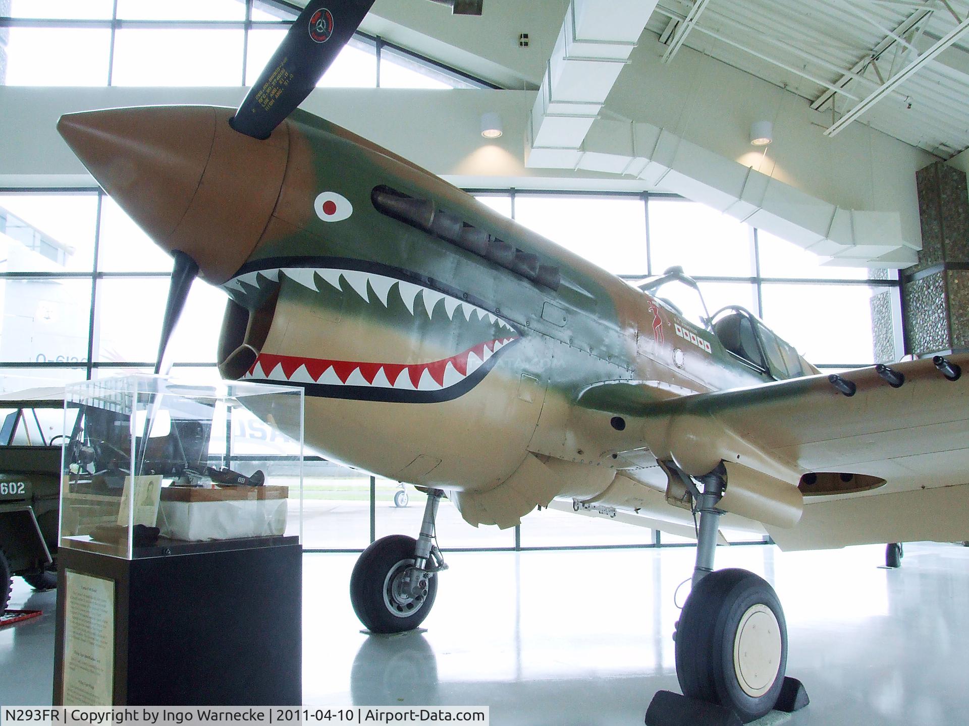 N293FR, 1944 Curtiss P-40K Warhawk C/N 2133, Curtiss P-40K Kittyhawk at the Evergreen Aviation & Space Museum, McMinnville OR