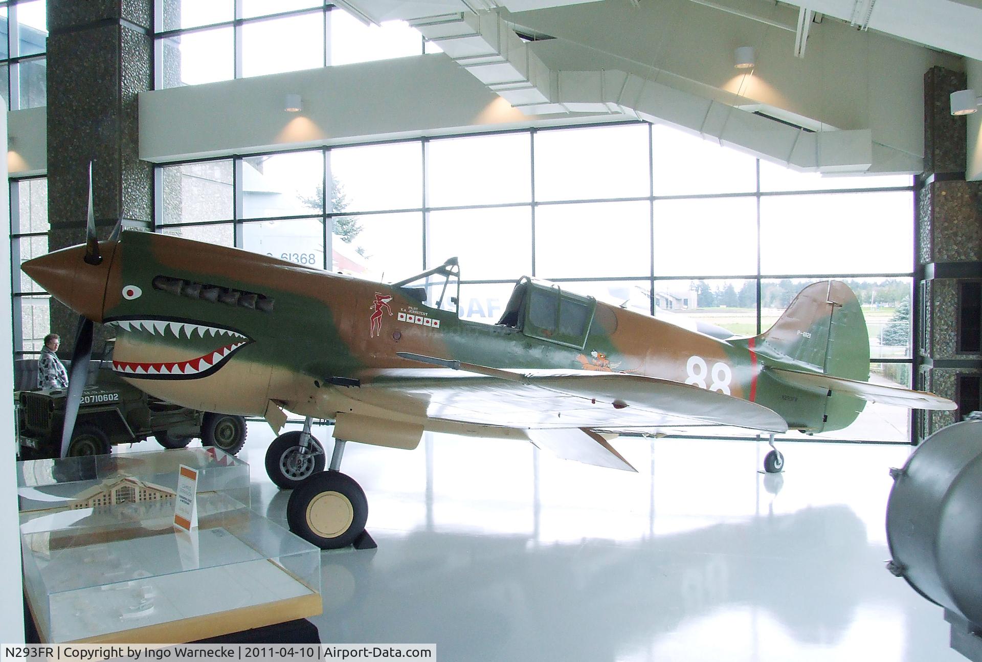 N293FR, 1944 Curtiss P-40K Warhawk C/N 2133, Curtiss P-40K Kittyhawk at the Evergreen Aviation & Space Museum, McMinnville OR