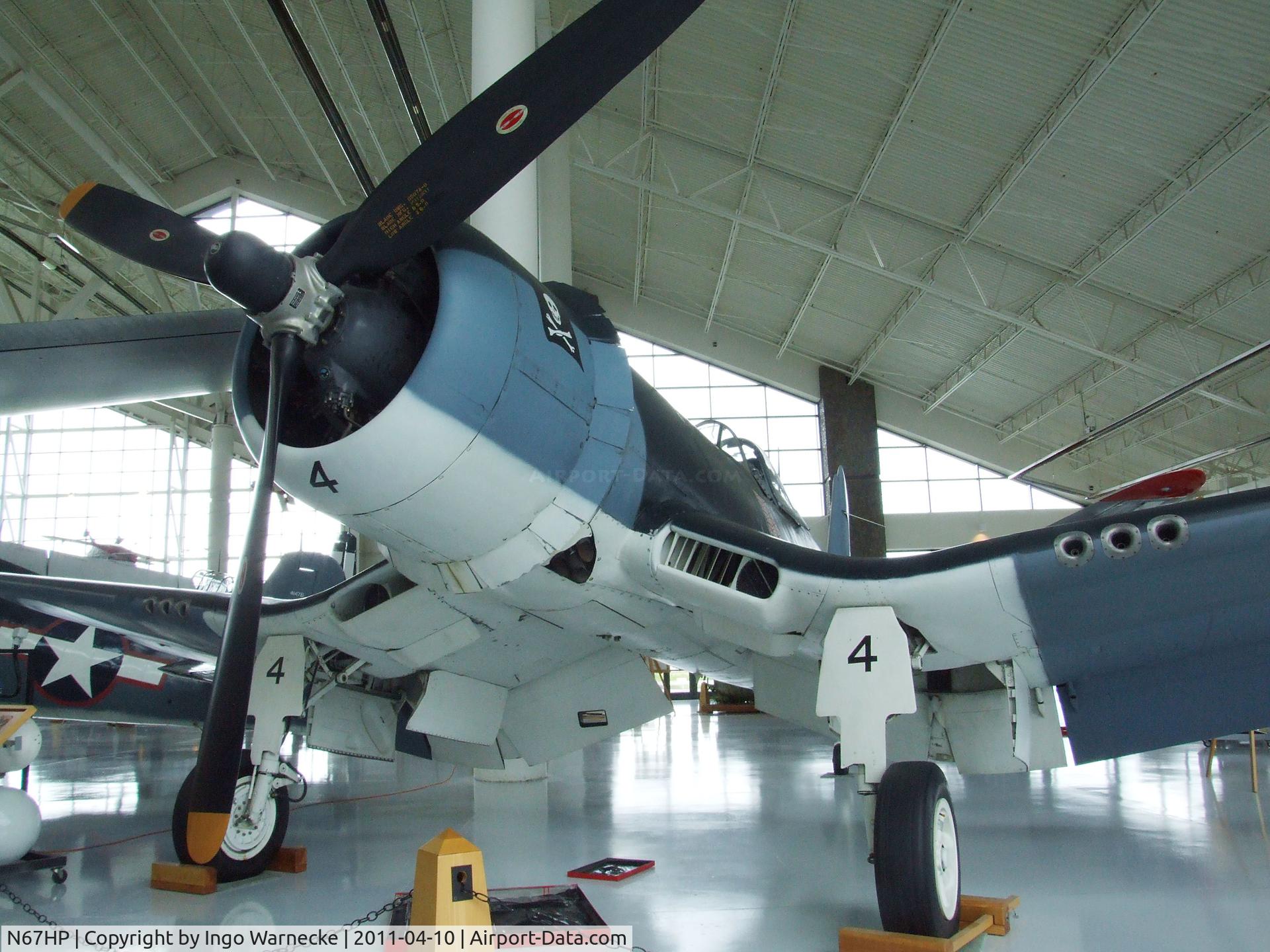 N67HP, 1945 Goodyear FG-1D Corsair C/N 3356, Vought (Goodyear) FG-1D (F4U) Corsair at the Evergreen Aviation & Space Museum, McMinnville OR