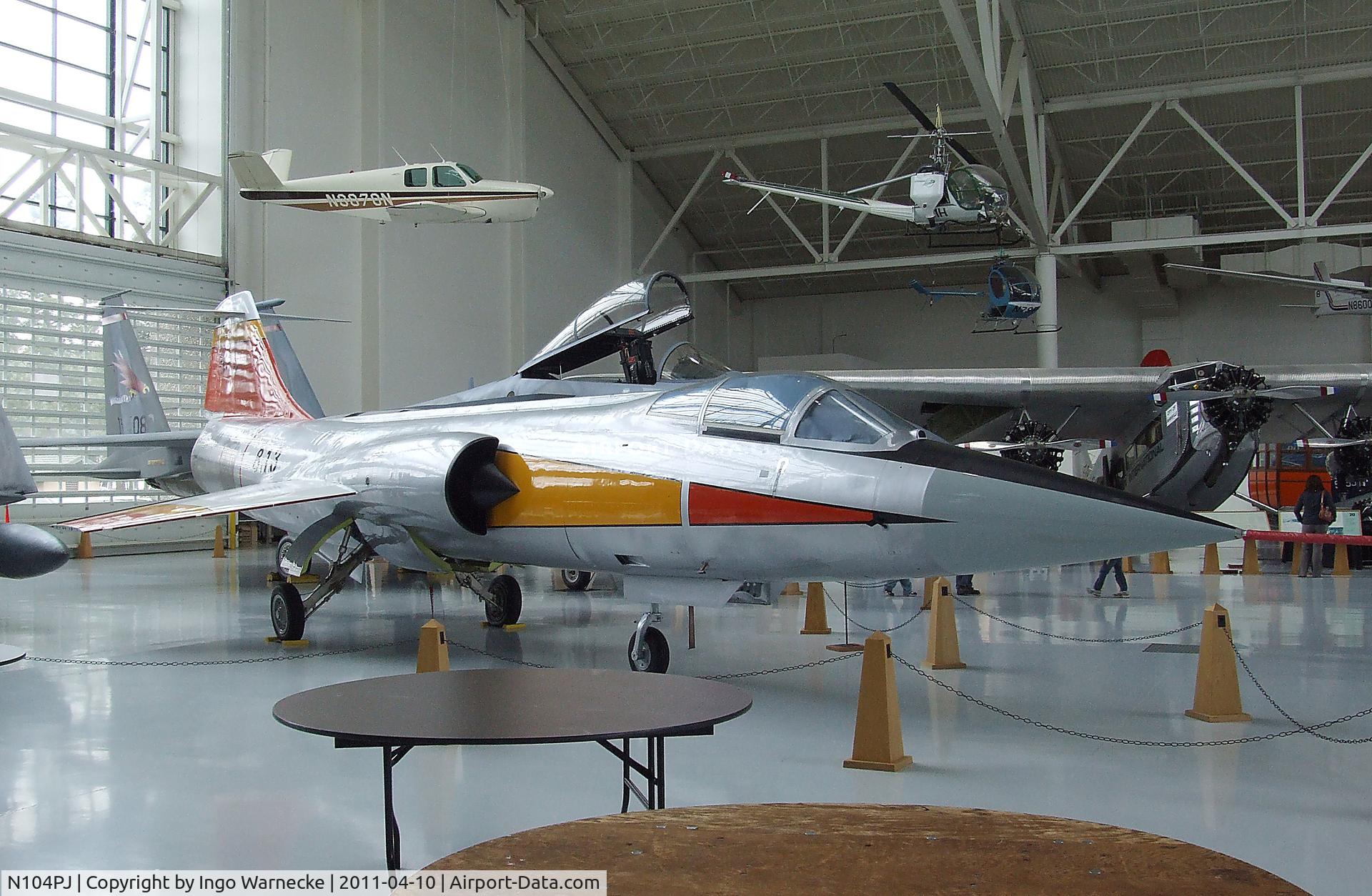 N104PJ, Lockheed F-104G Starfighter C/N FX84, Lockheed F-104G Starfighter at the Evergreen Aviation & Space Museum, McMinnville OR