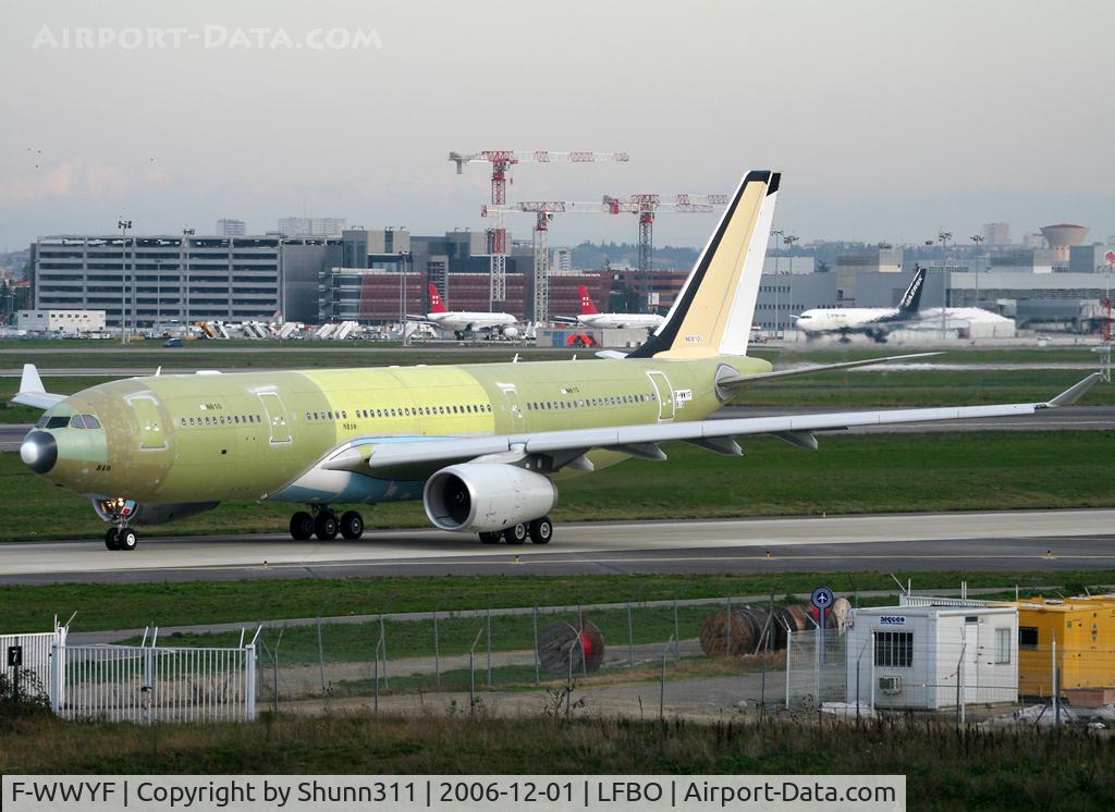 F-WWYF, 2006 Airbus A330-243 C/N 810, C/n 0810 - For Air China
