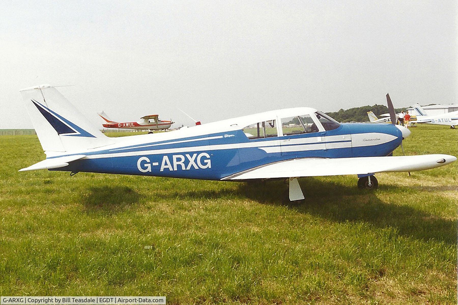 G-ARXG, 1962 Piper PA-24-250 Comanche C/N 24-3154, A 1962 import, restored in 1986 by Ian callier, in its original scheme