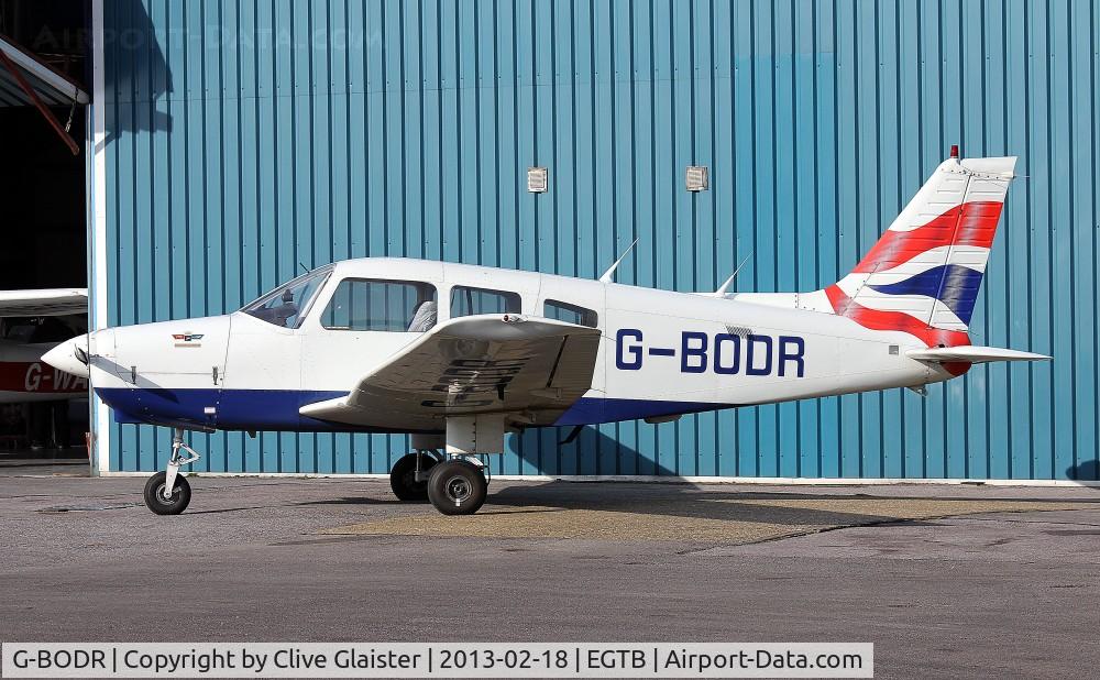 G-BODR, 1979 Piper PA-28-161 Cherokee Warrior II C/N 28-8116318, Ex: N8436B > G-BODR - Originally owned to, Airways Aero Associations Ltd in January 1988 and currently with, Booker Aircraft Leasing Ltd since January 2012.