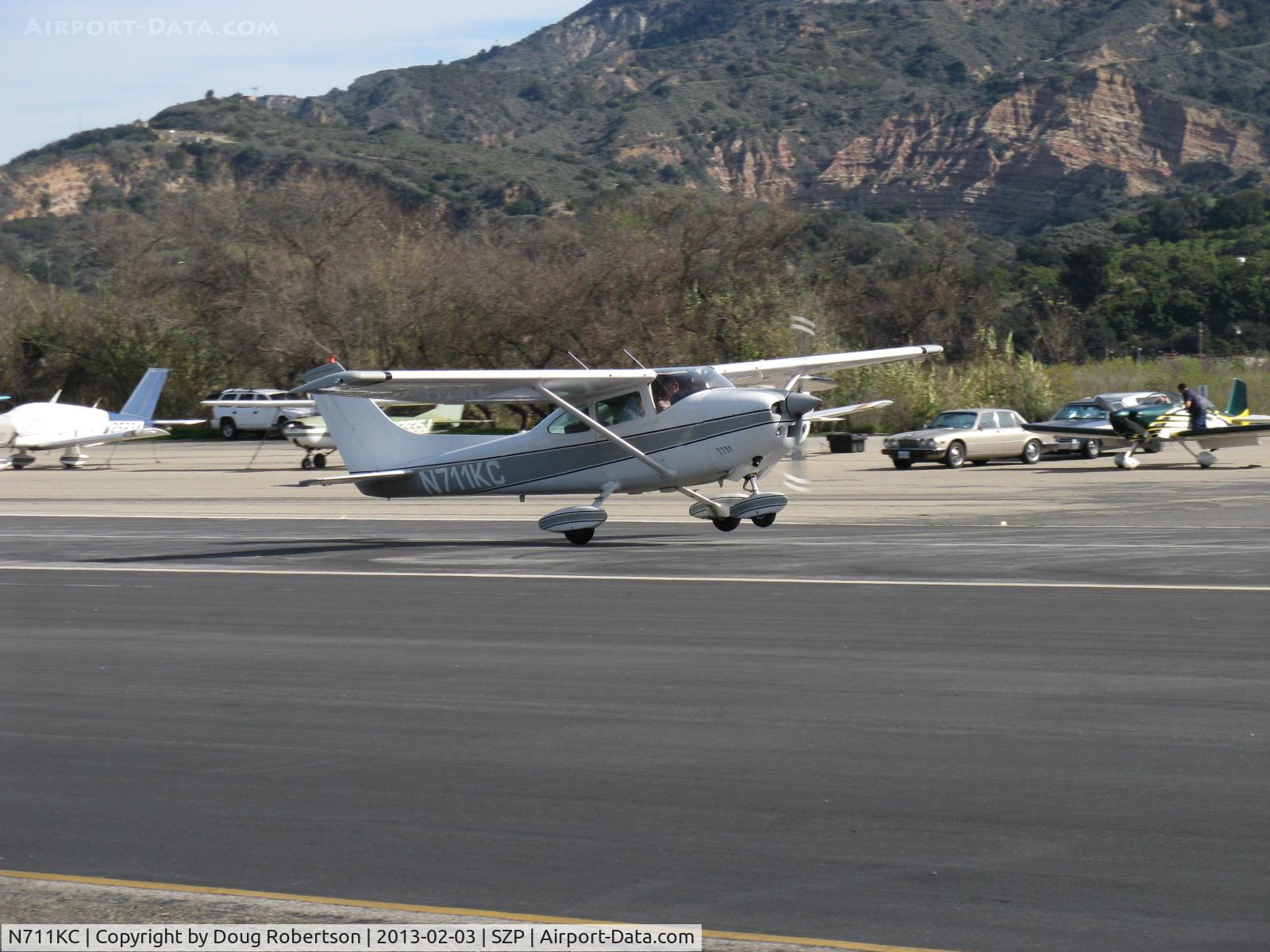 N711KC, 1973 Cessna 182P Skylane C/N 18261989, 1983 Cessna 182P SKYLANE, Continental O-470 230 Hp, takeoff Rwy 22