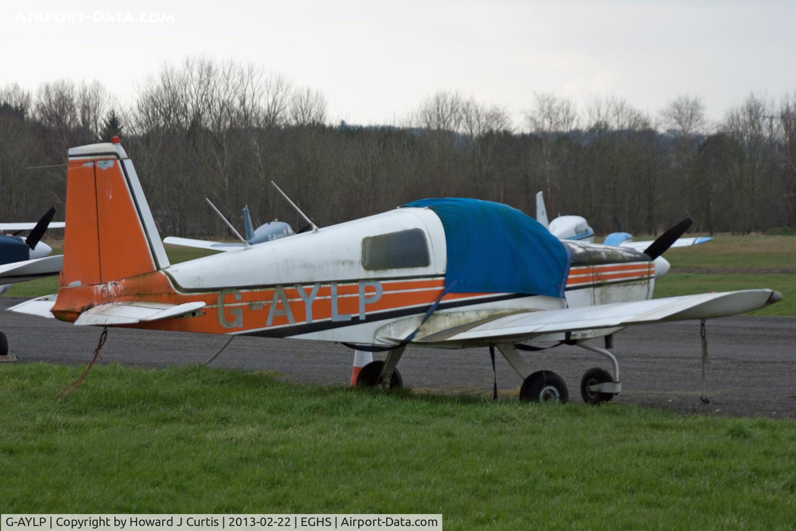 G-AYLP, 1970 American Aviation AA-1 Yankee C/N AA1-0445, Privately owned, a resident here.