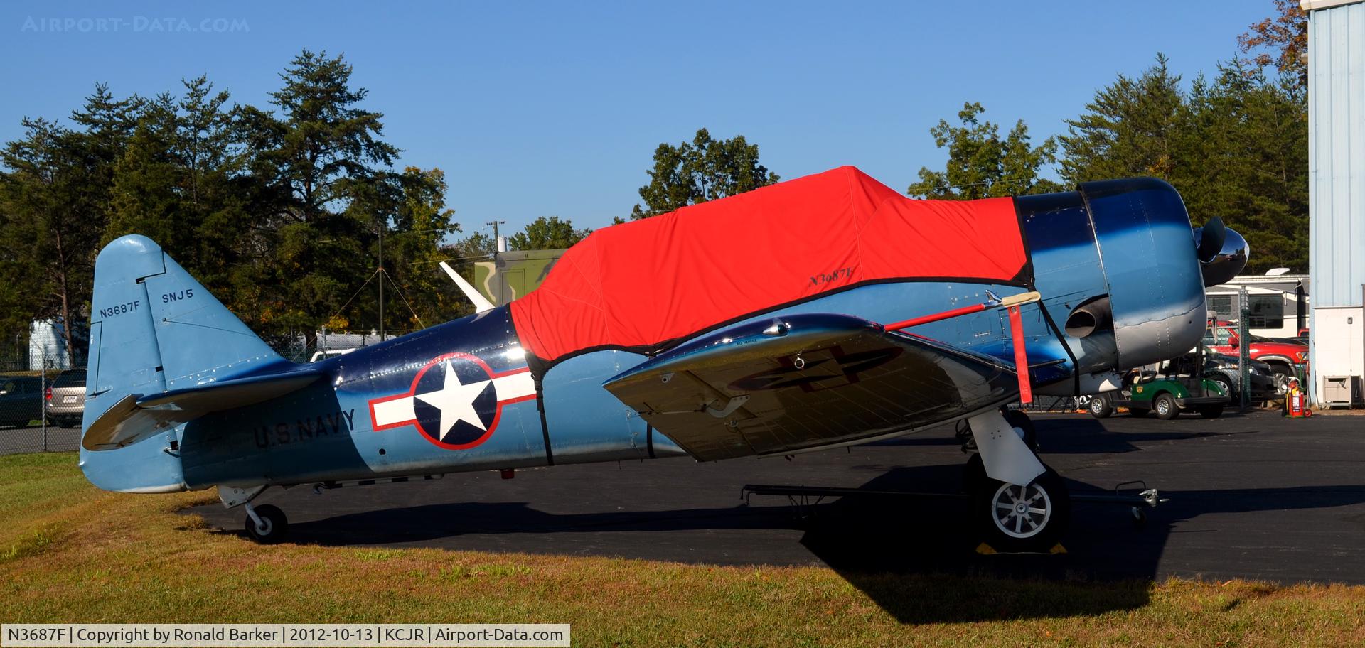 N3687F, 1958 North American SNJ-5 Texan Texan C/N 88-15902, Culpeper Air Fest 2012