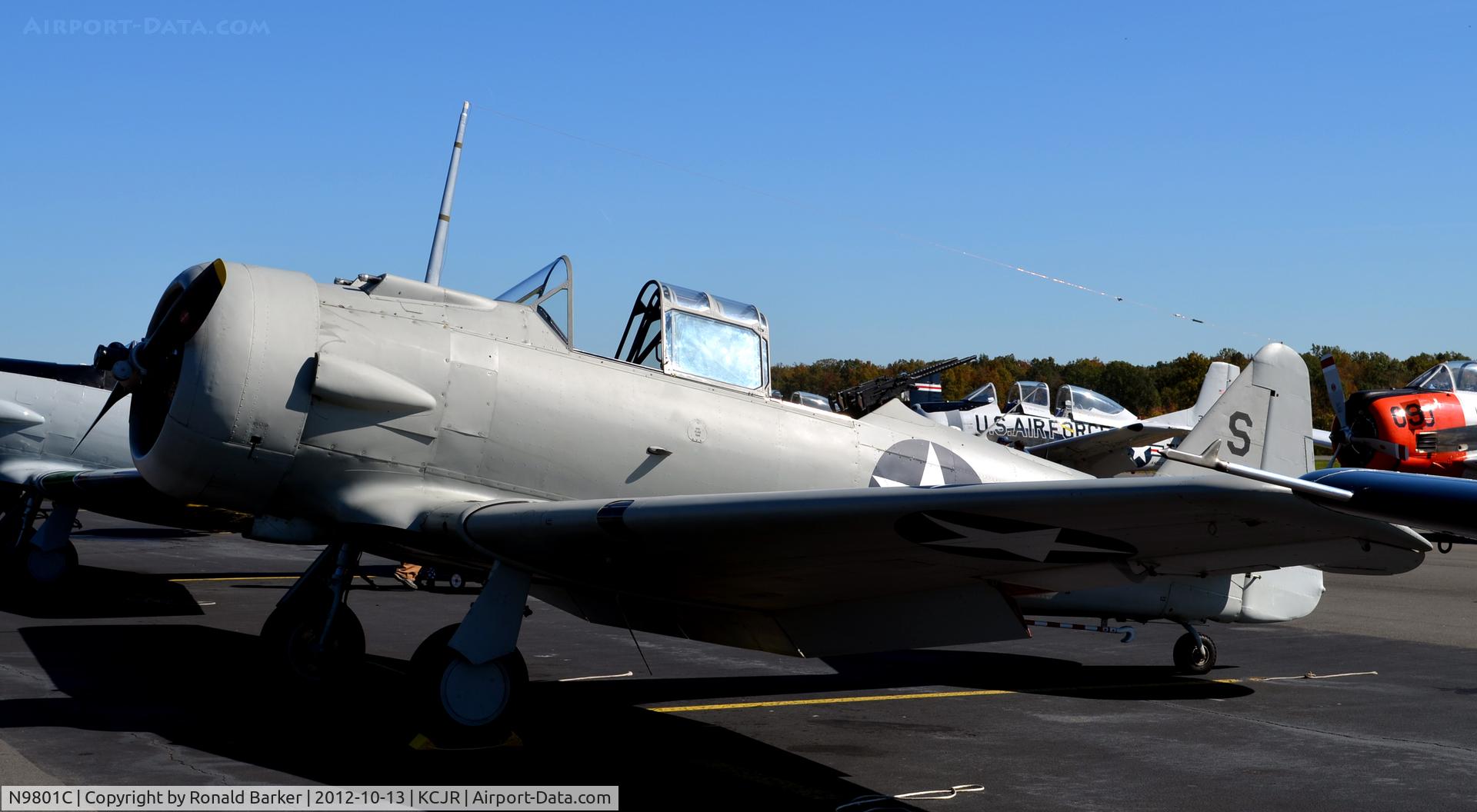 N9801C, 1943 North American SNJ-5 Texan Texan C/N 90-669, Culpeper Air Fest 2012