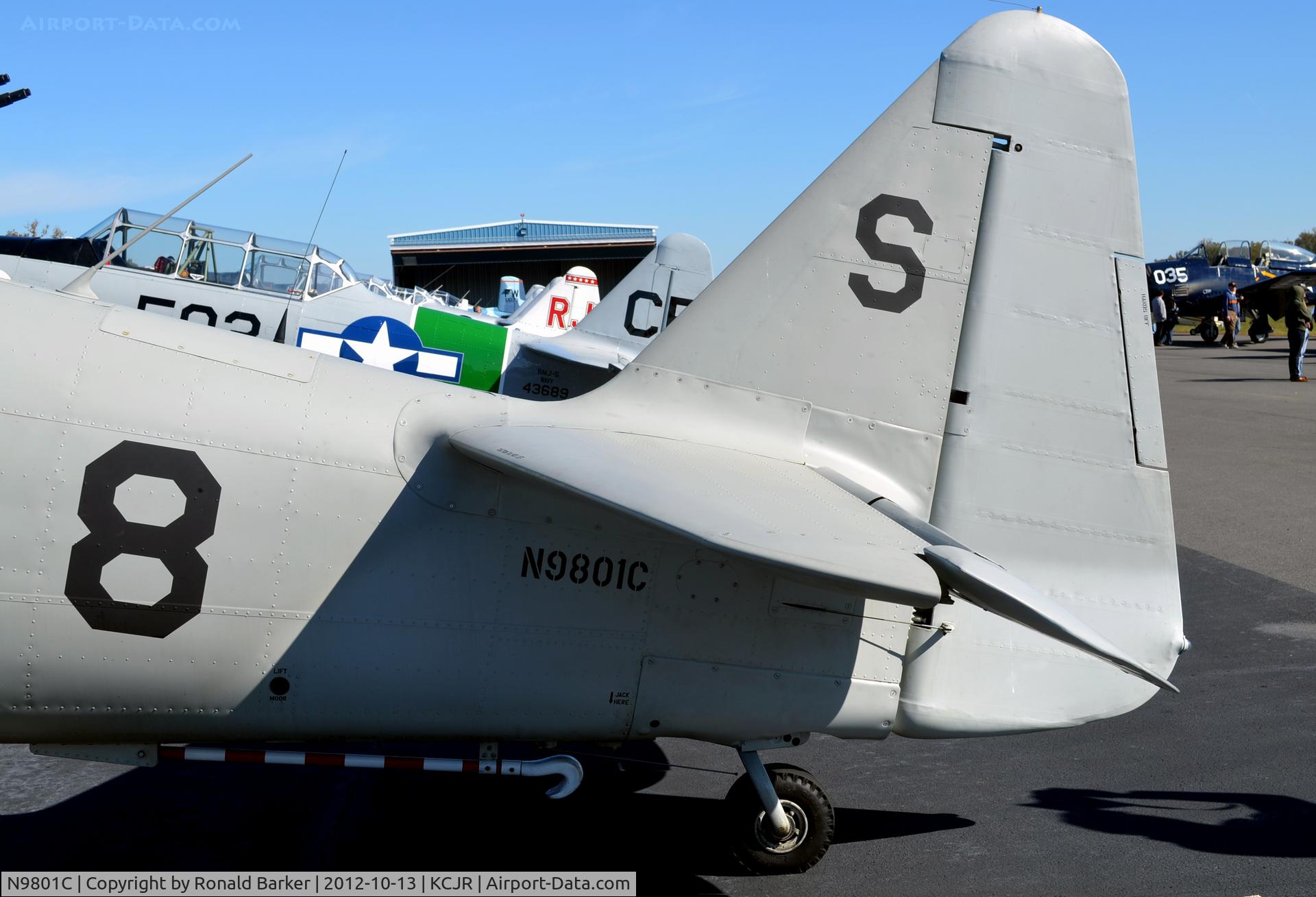N9801C, 1943 North American SNJ-5 Texan Texan C/N 90-669, Culpeper Air Fest 2012