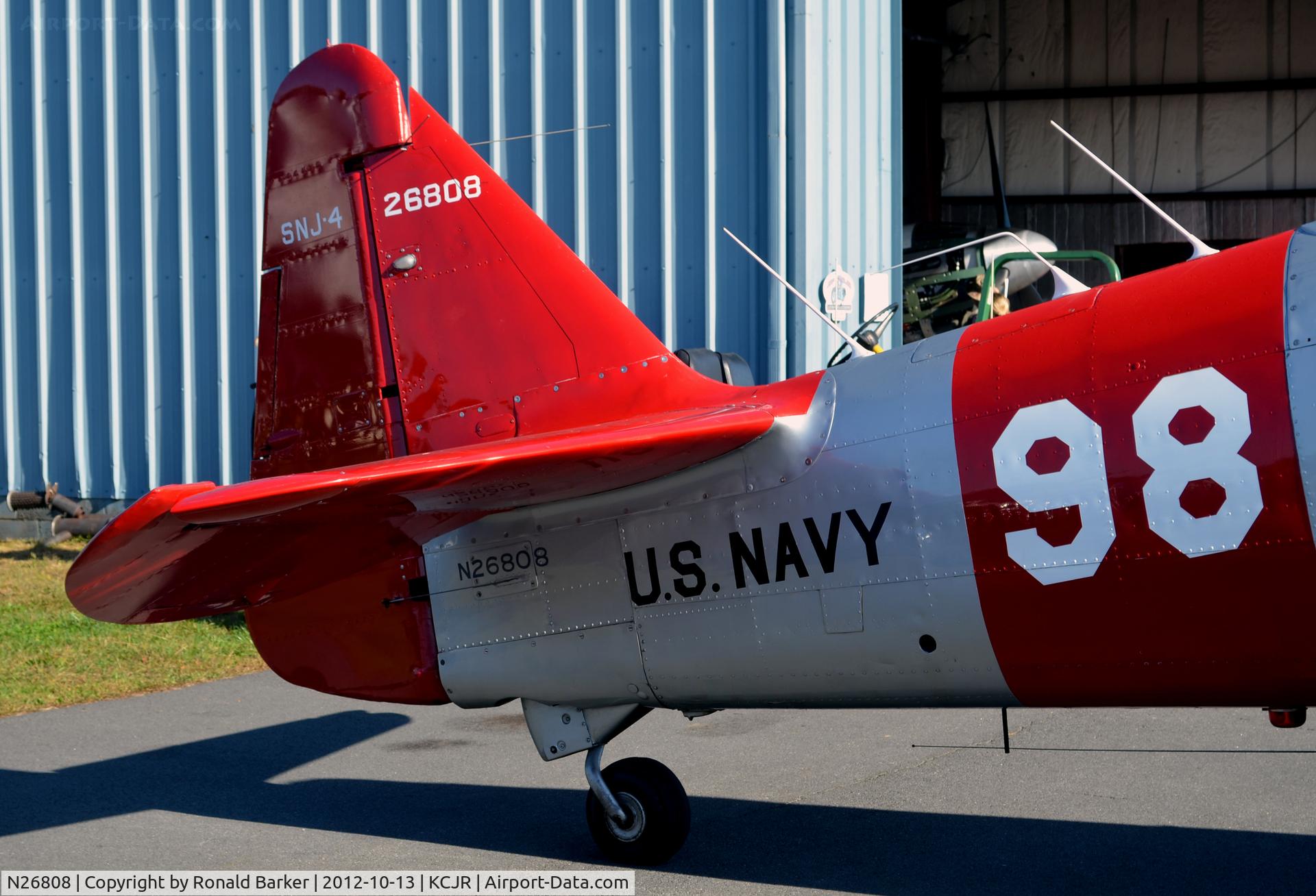 N26808, 1956 North American SNJ-4 Texan C/N 88-11452, Culpeper Air Fest 2012