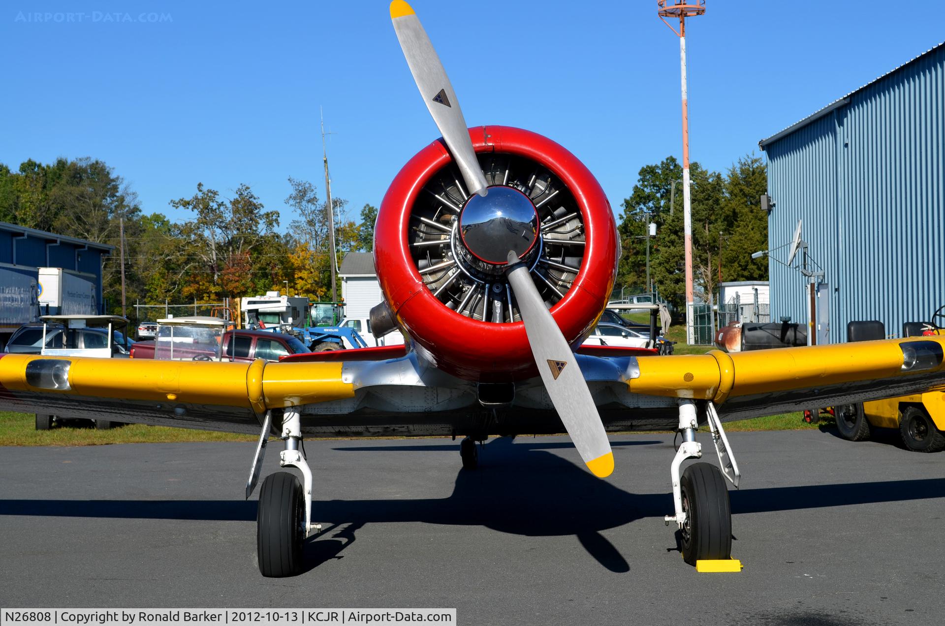 N26808, 1956 North American SNJ-4 Texan C/N 88-11452, Culpeper Air Fest 2012