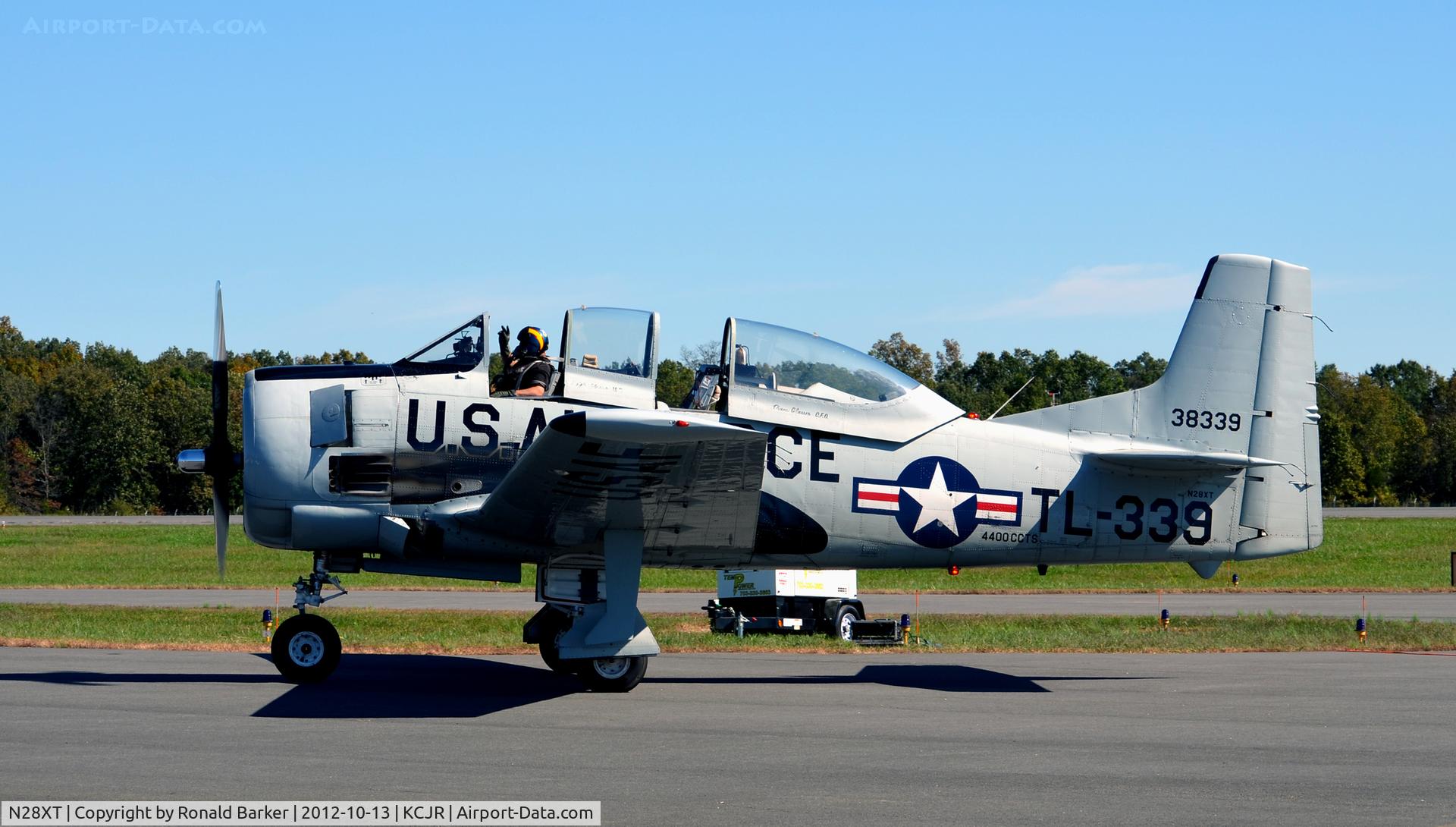 N28XT, 1958 North American T-28B Trojan C/N 200-410 (138339), Taxi - Culpeper Air Fest 2012