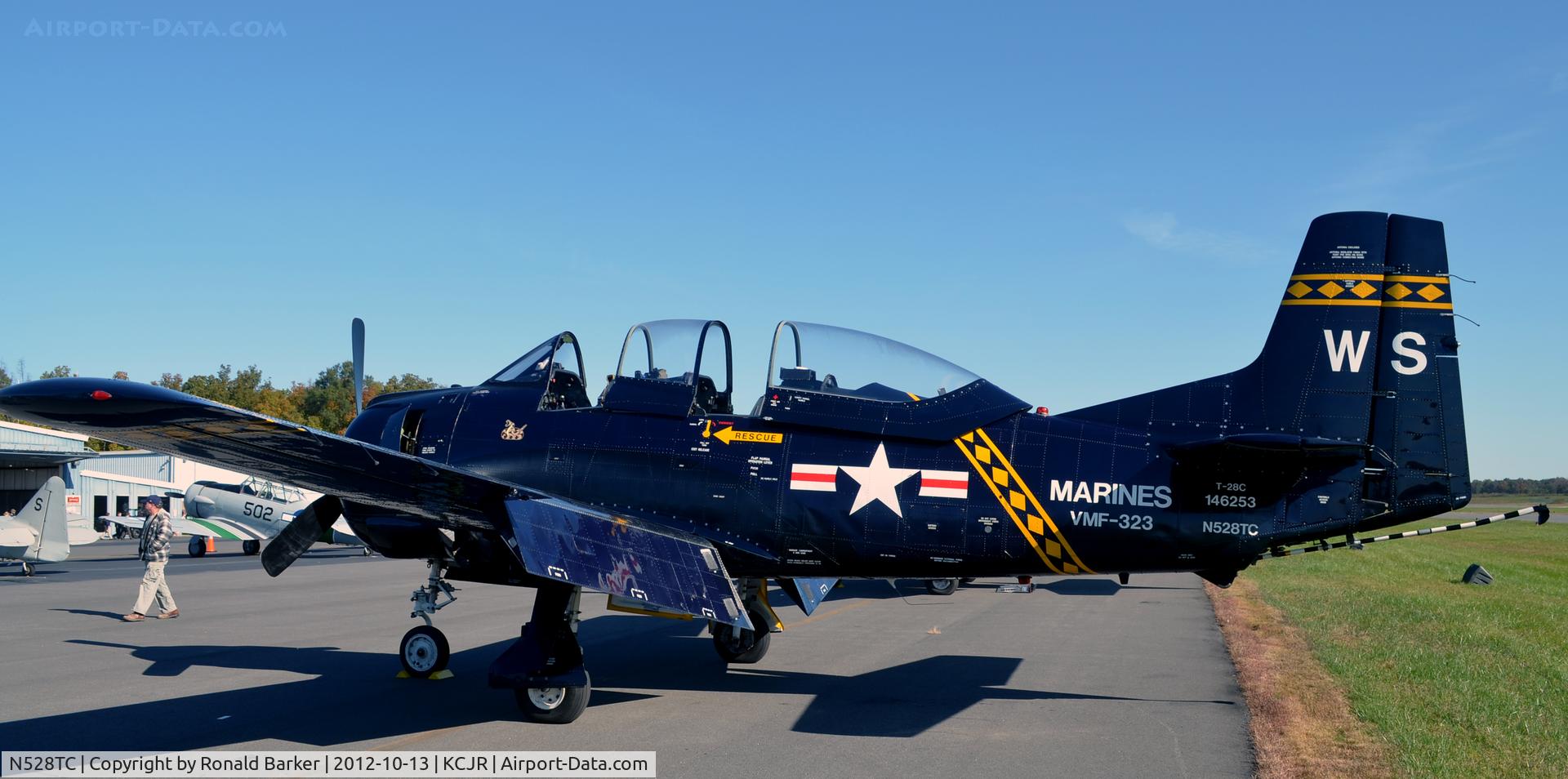 N528TC, 1957 North American T-28C Trojan C/N 252-16, Culpeper Air Fest 2012