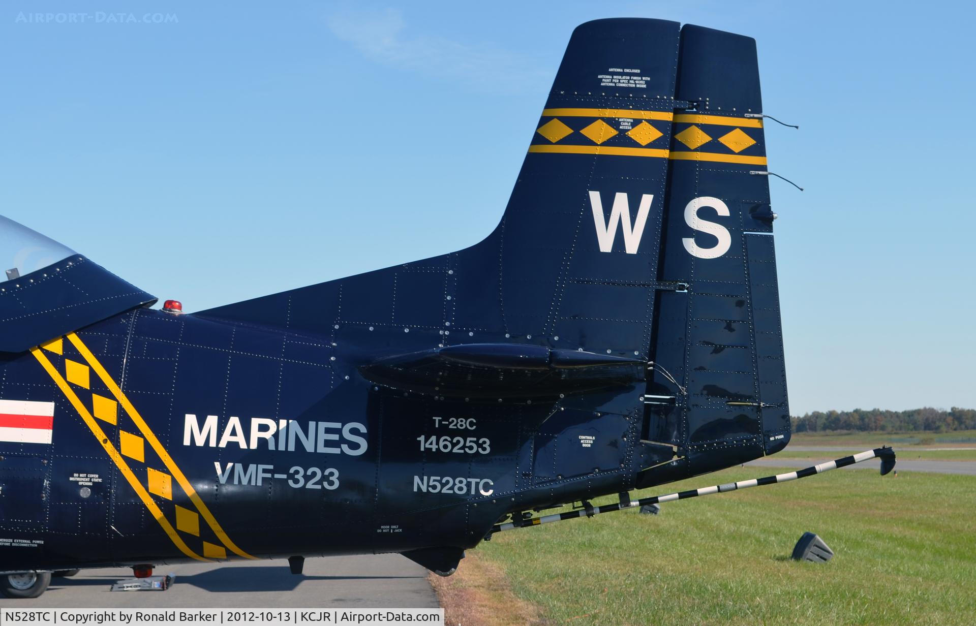N528TC, 1957 North American T-28C Trojan C/N 252-16, Culpeper Air Fest 2012