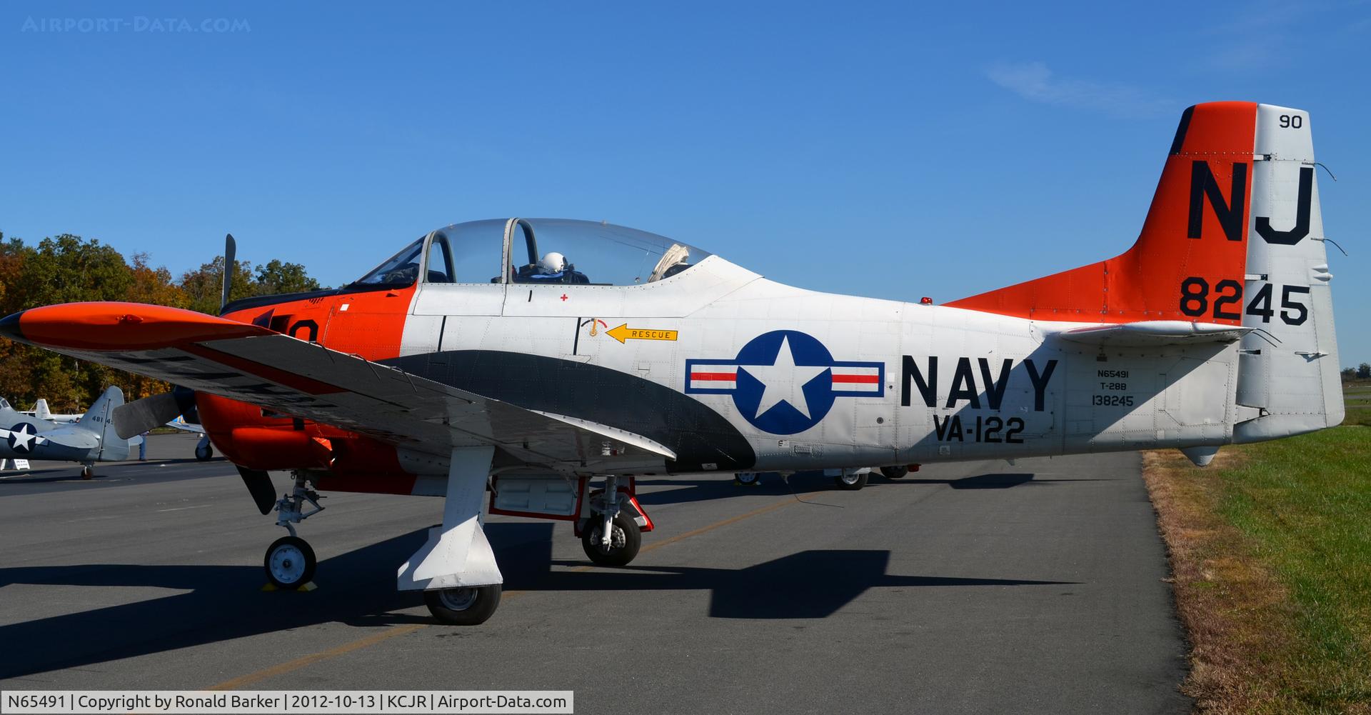 N65491, North American T-28B Trojan C/N 200-316 (138245), Culpeper Air Fest 2012