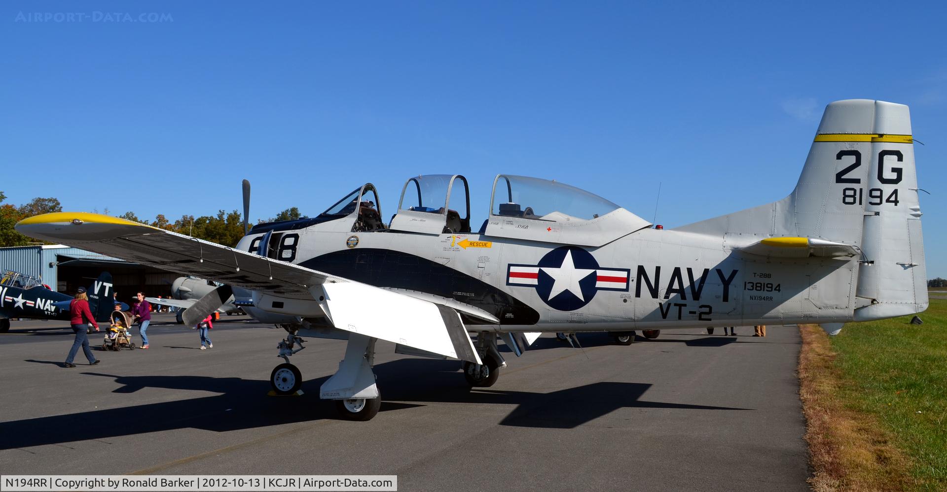 N194RR, North American T-28B Trojan C/N 200-265 (138194), Culpeper Air Fest 2012