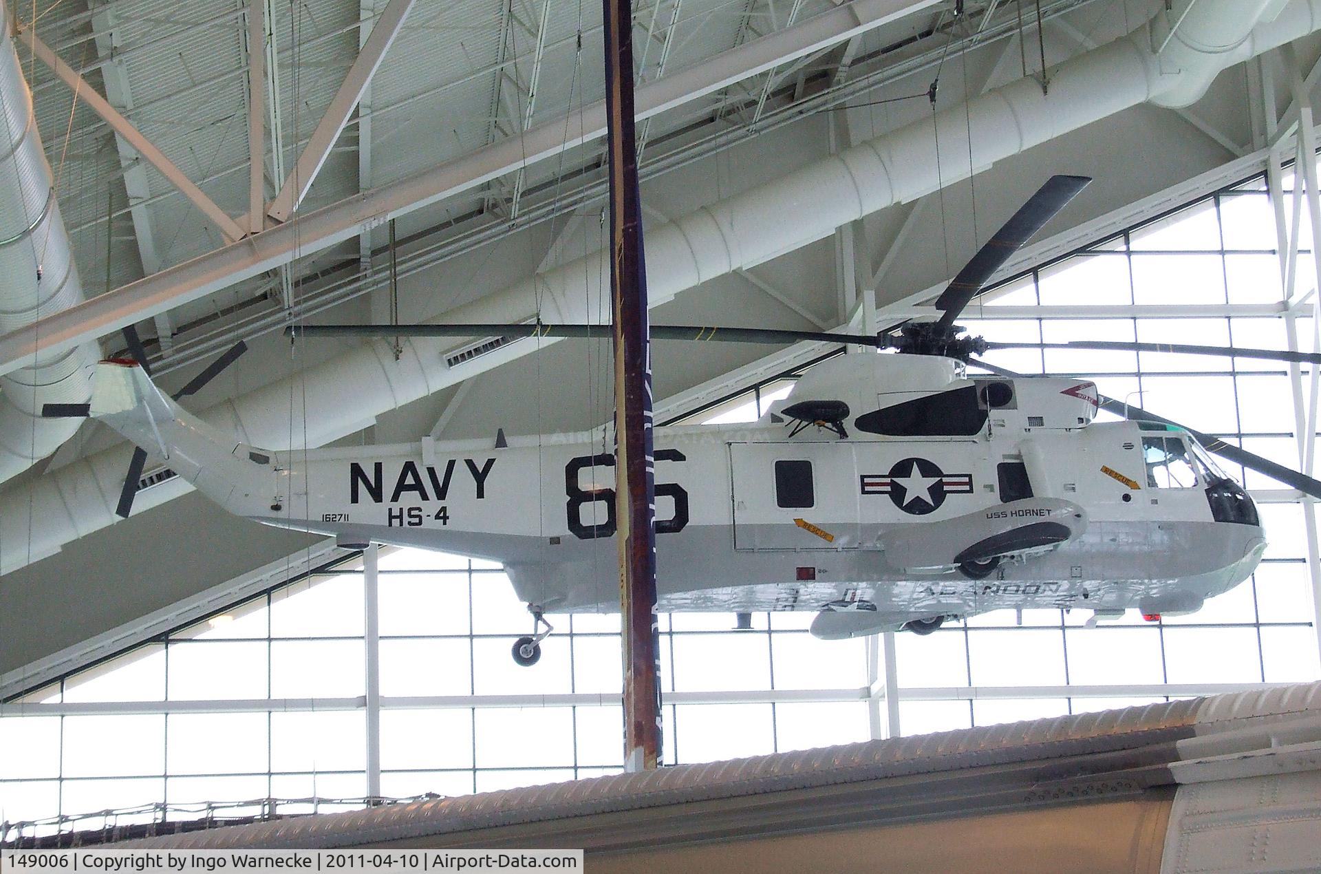 149006, 1962 Sikorsky SH-3H Sea King C/N 61080, Sikorsky SH-3H Sea King (displayed in the markings of 162711 