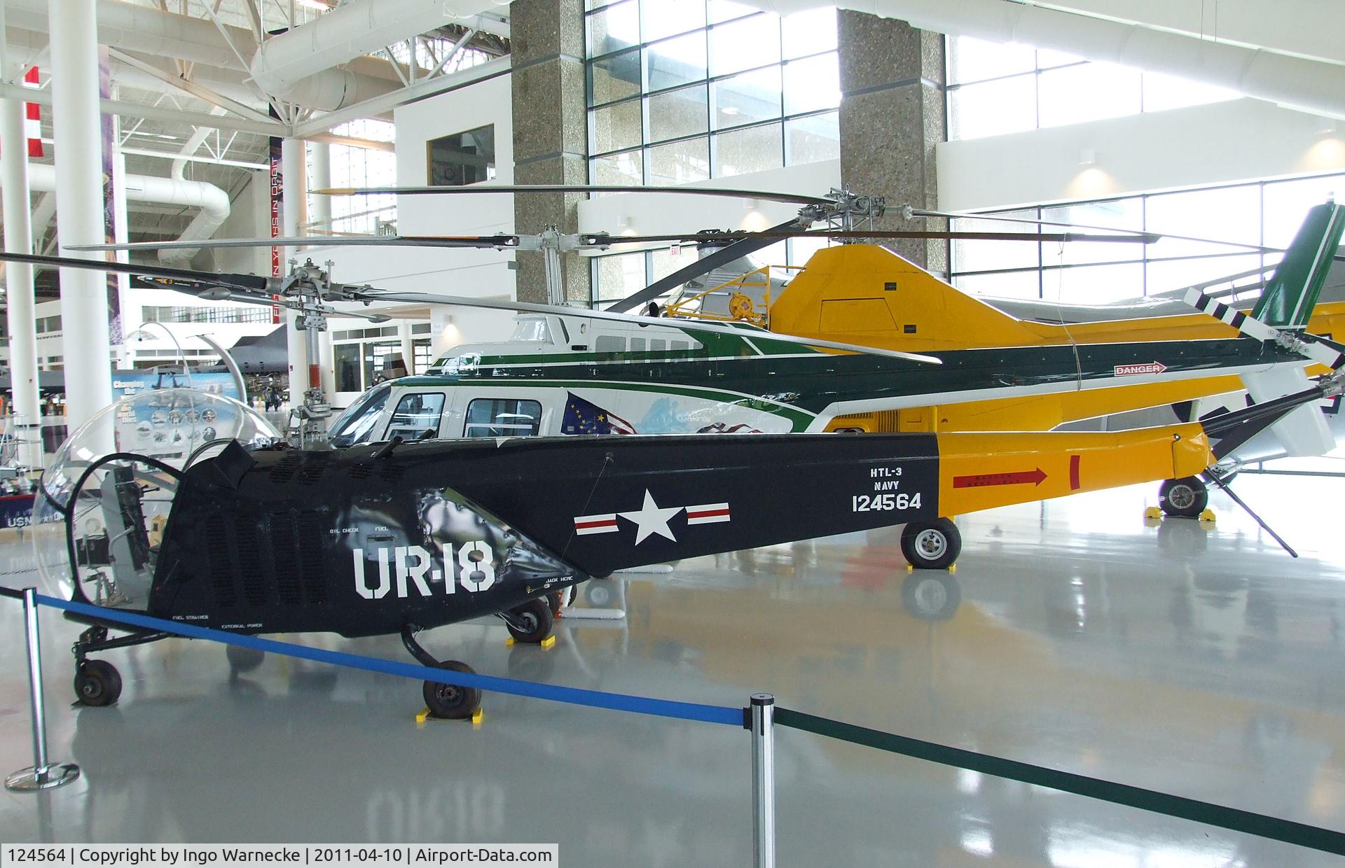 124564, 1950 Bell HTL-3 C/N 168, Bell HTL-3 Sioux at the Evergreen Aviation & Space Museum, McMinnville OR