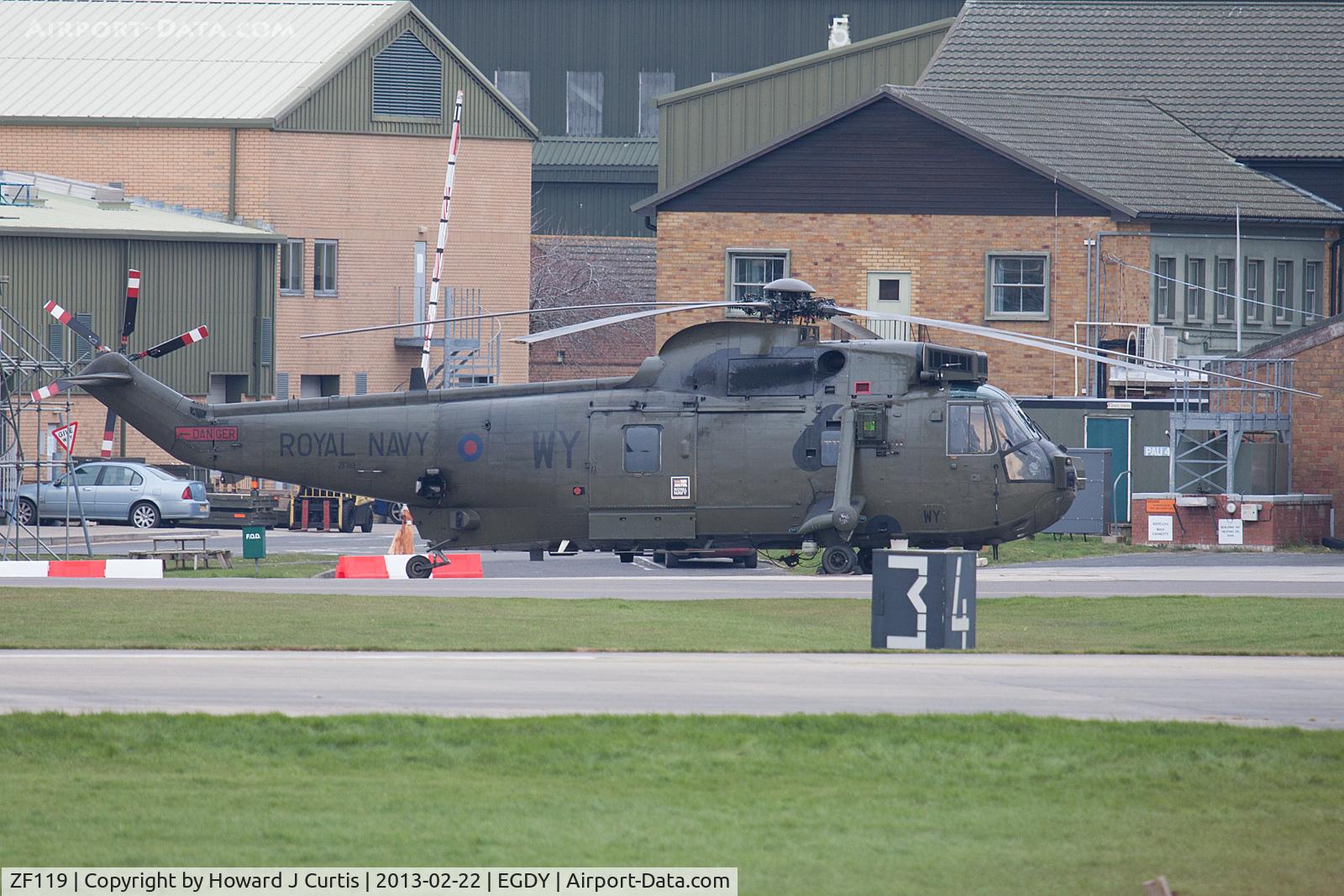 ZF119, 1986 Westland Sea King HC.4 C/N WA966, WY/848 NAS.