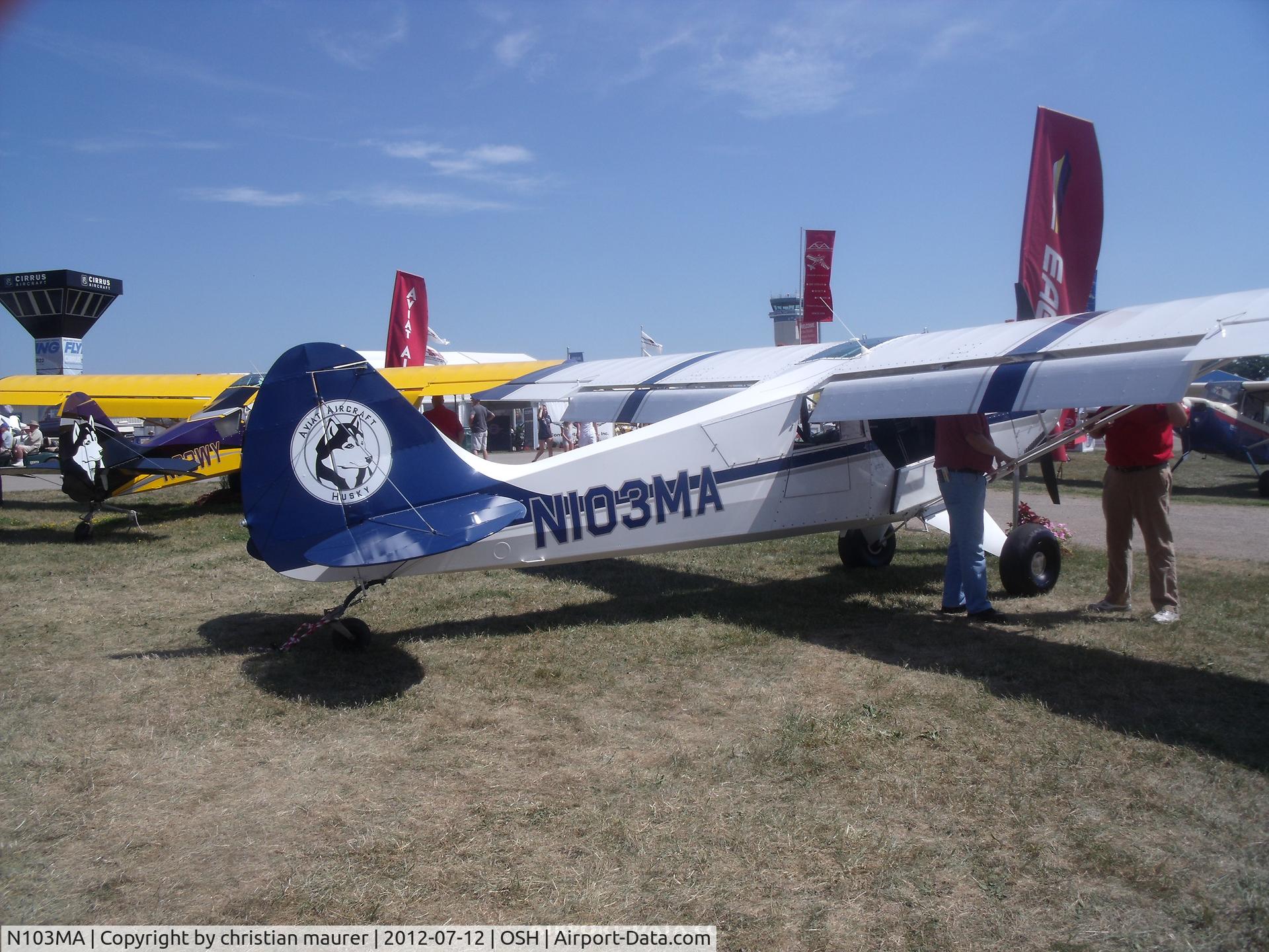 N103MA, 2010 Aviat A-1C-180 Husky C/N 3085, husky