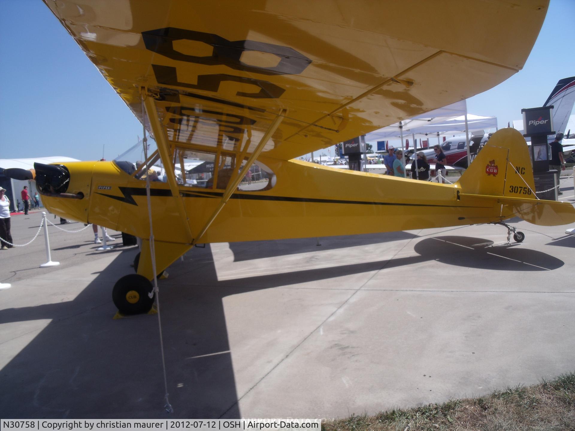 N30758, 1940 Piper J3C-65 Cub C/N 5092, the piper cub give away