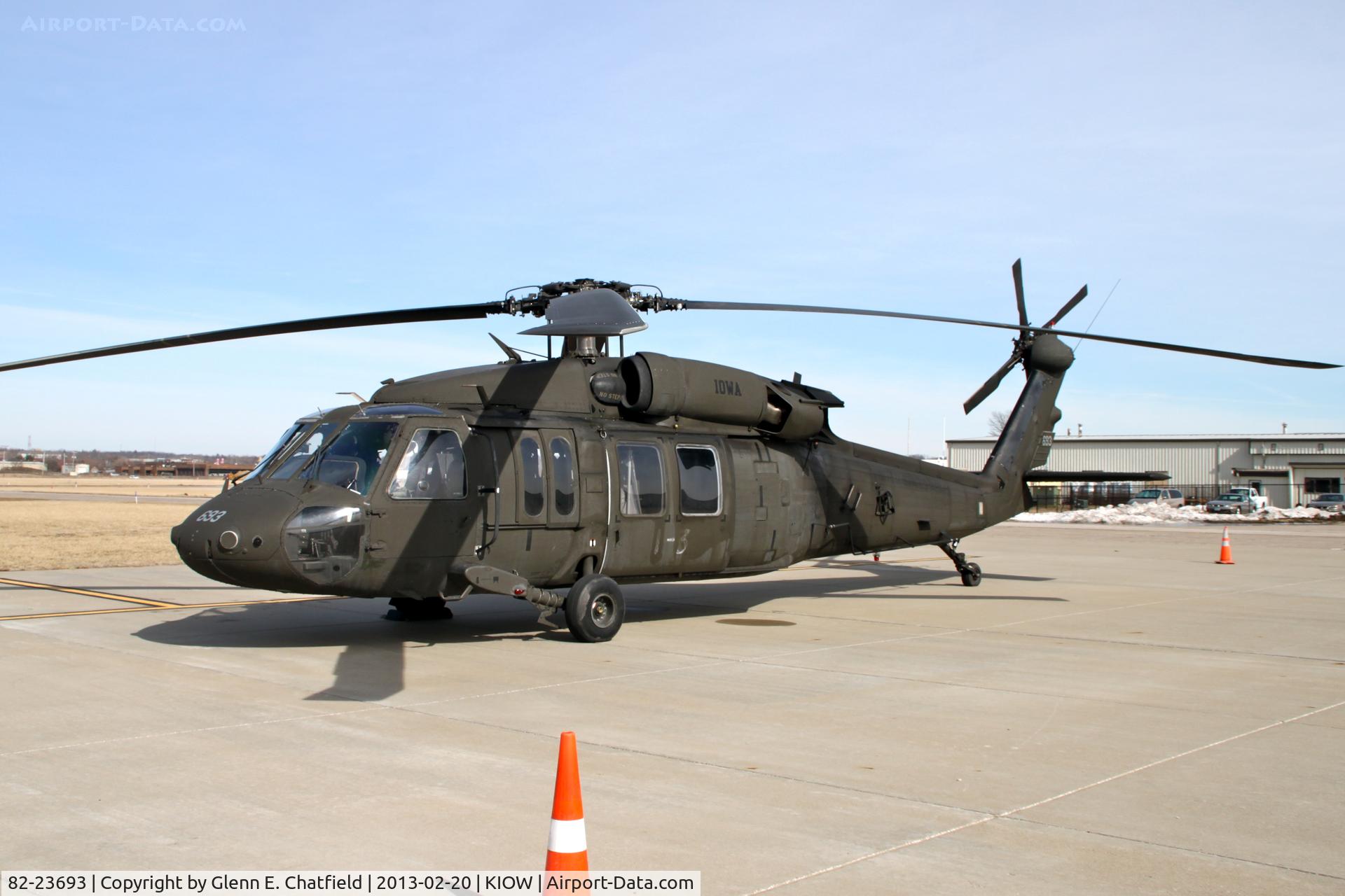 82-23693, 1982 Sikorsky UH-60A Black Hawk C/N 70516, Parked on the ramp