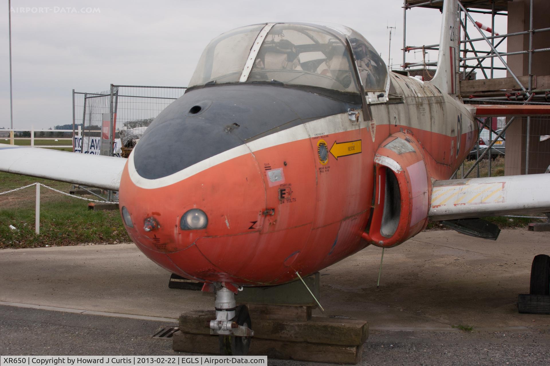 XR650, 1963 BAC 84 Jet Provost T.4 C/N Not found XR650, Outside the Boscombe Down Aviation Museum. 8459M, coded 28.